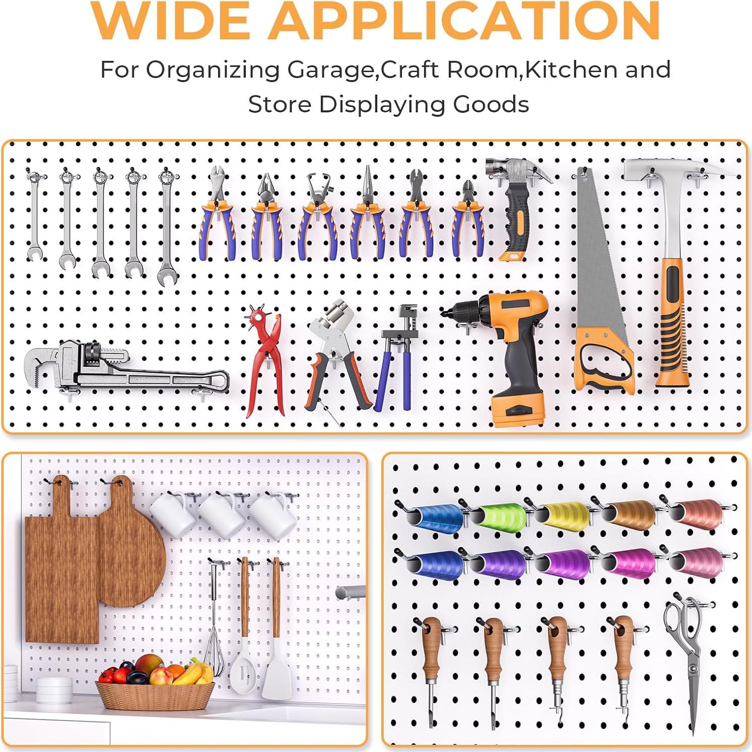 Ganchos para Tablero de Clavos INCLY 15 cm - Paquete de 50