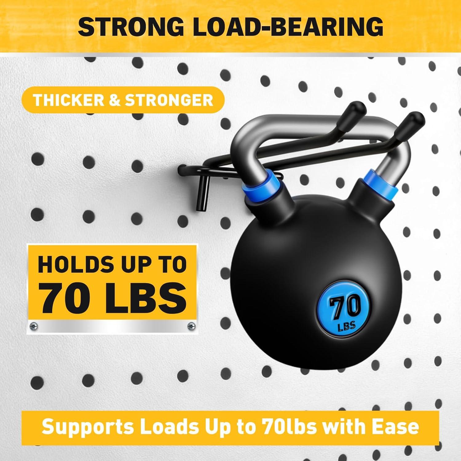 Juego de Ganchos para Tablero de Clavos ELEAD 200 Piezas 31.75 kg