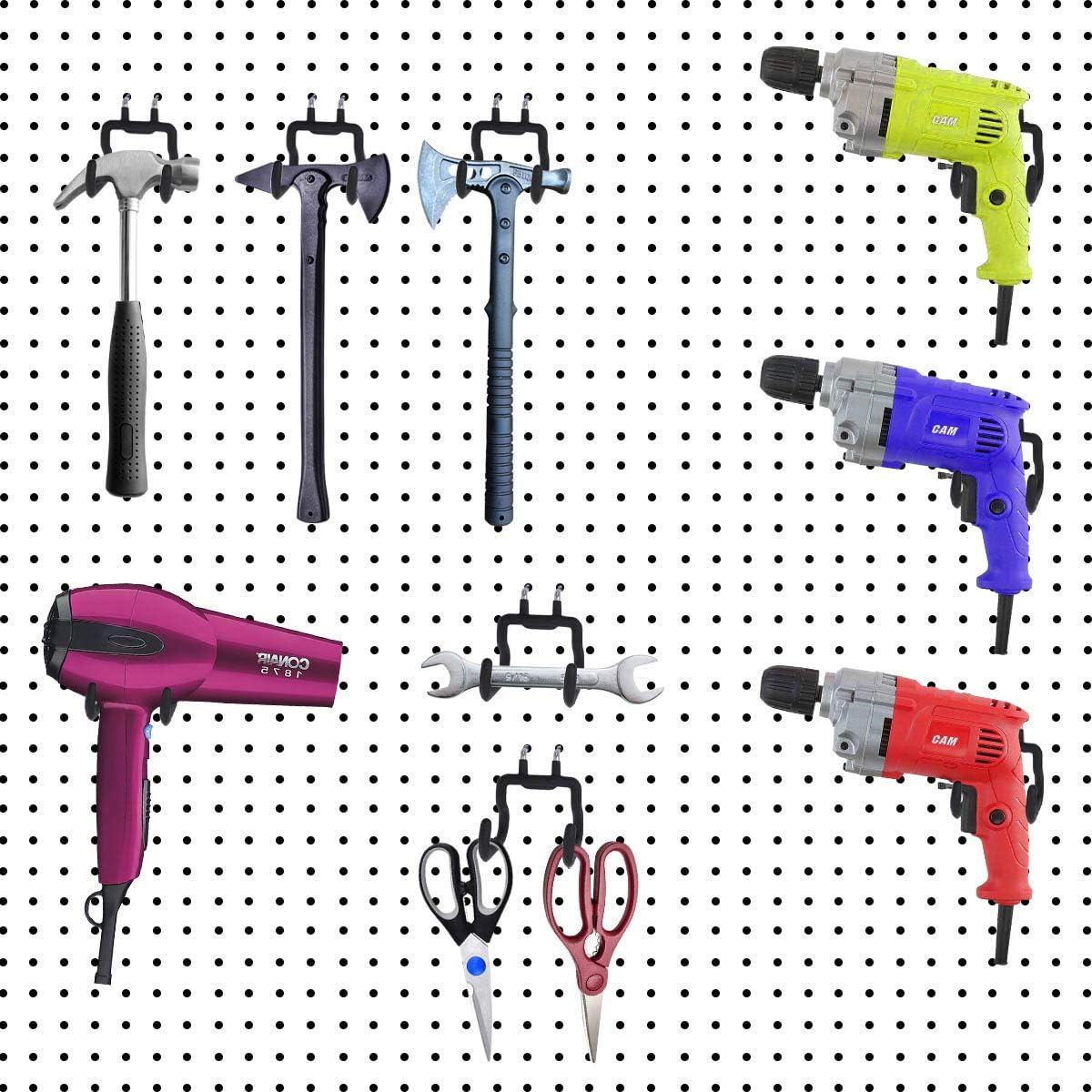 Soporte para Taladro Menecor 6 Piezas Acero Resistente al Óxido