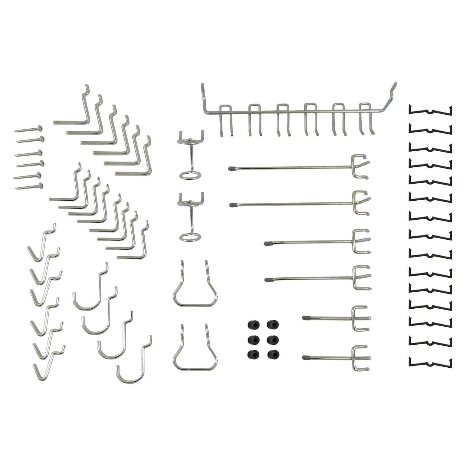 Ganchos de Pegado con Bloqueo Richelieu 47 Piezas Zinc