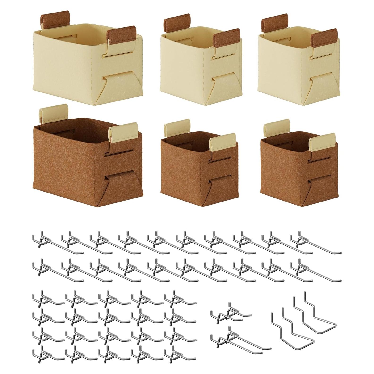 Accesorios para Organizador de Tablero de Clavos Spampur 50 Pcs