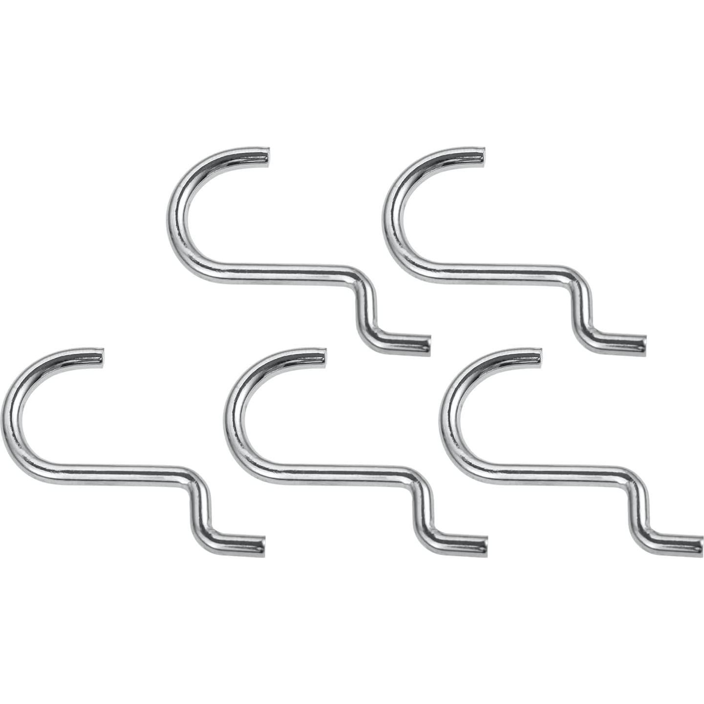 Ganchos de Metal para Tablero Perforado dophee - 10 Piezas 35x31mm