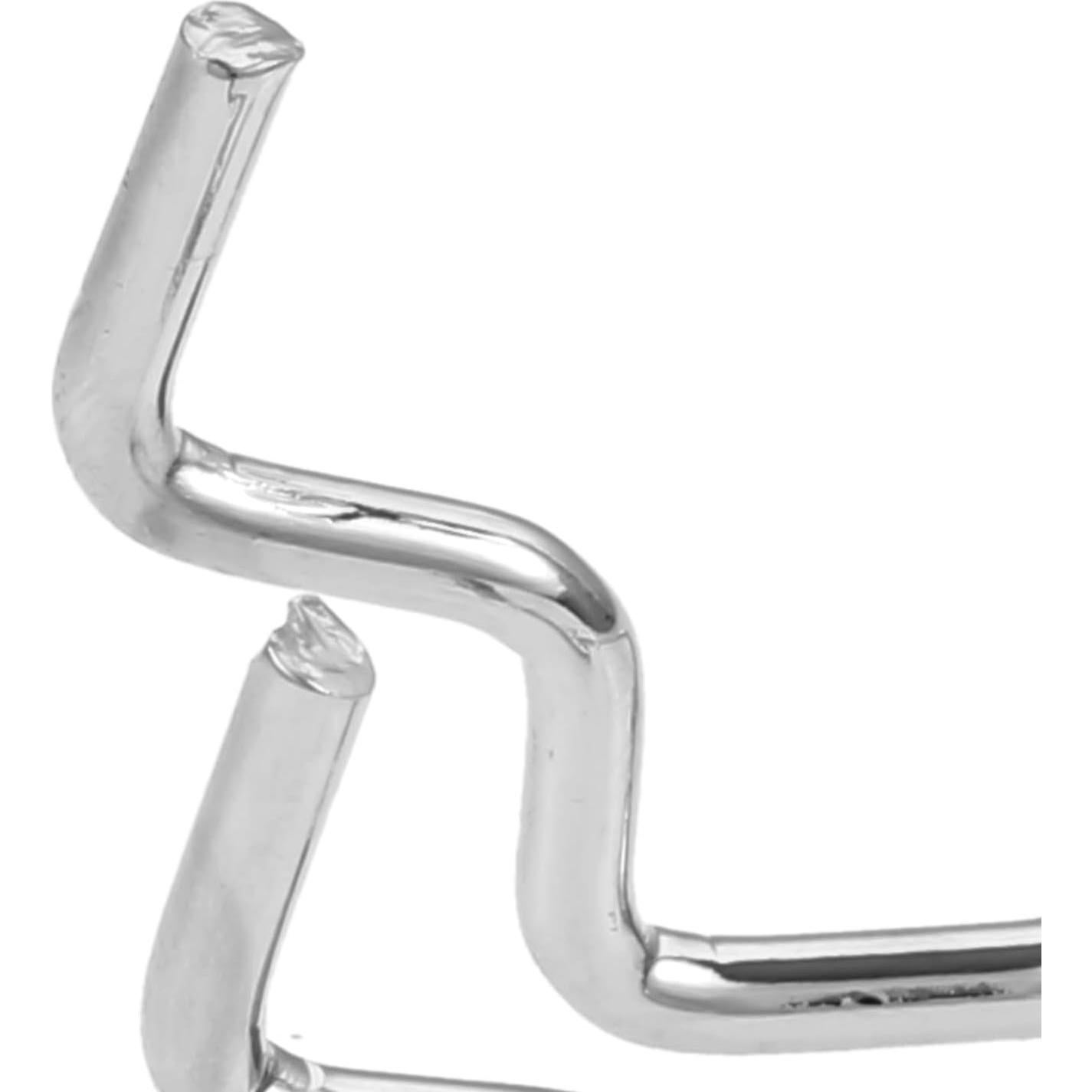 Ganchos de Metal para Tablero Perforado dophee - 10 Piezas 35x31mm