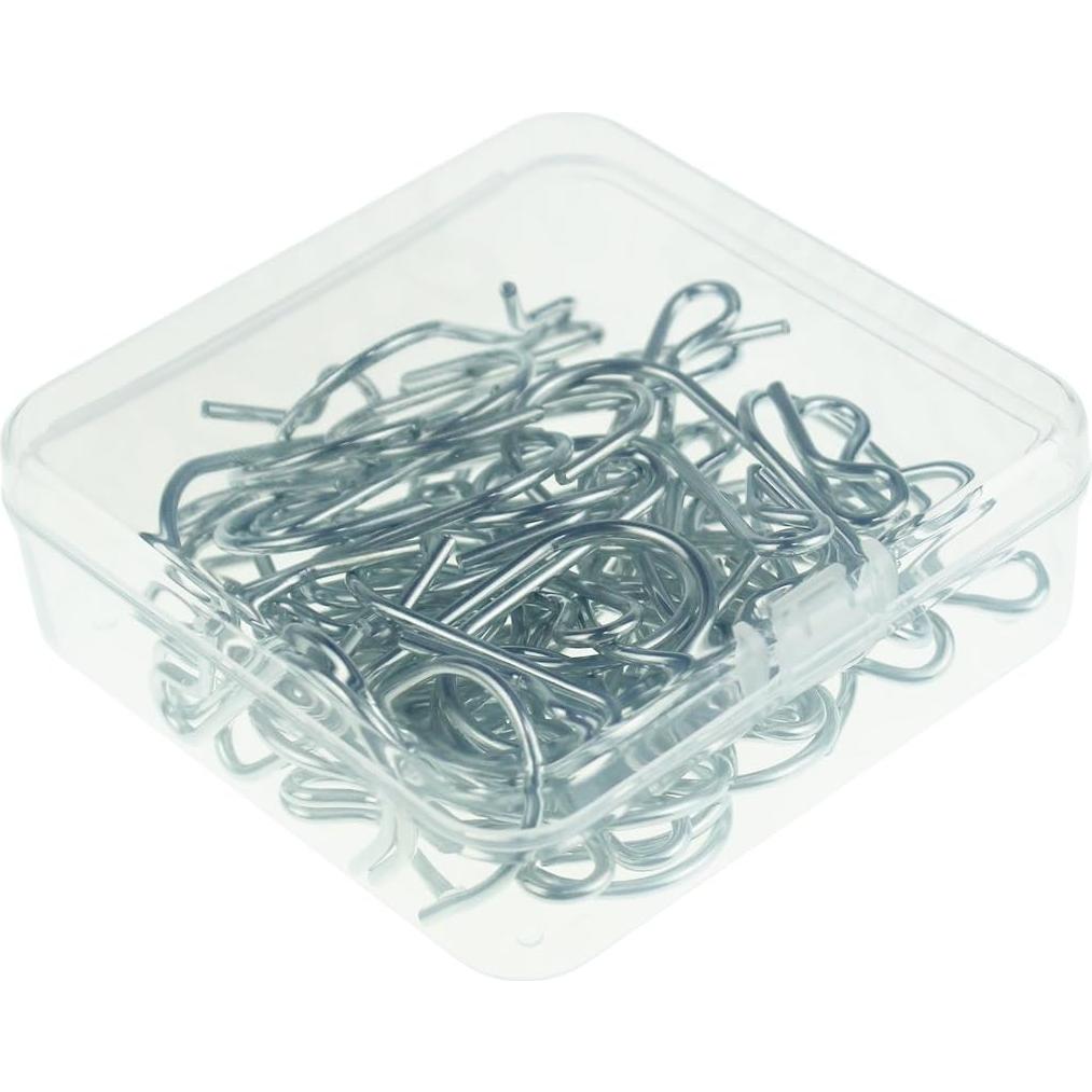 Ganchos Colgantes de Hierro LJY - 50 Piezas Alta Resistencia