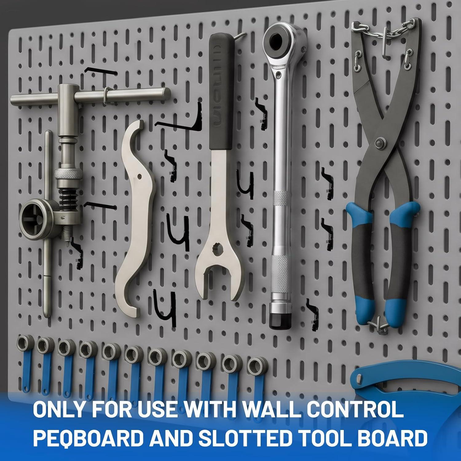 Juego de Ganchos de Metal Zonon 52 Pcs para Paneles Ranurados