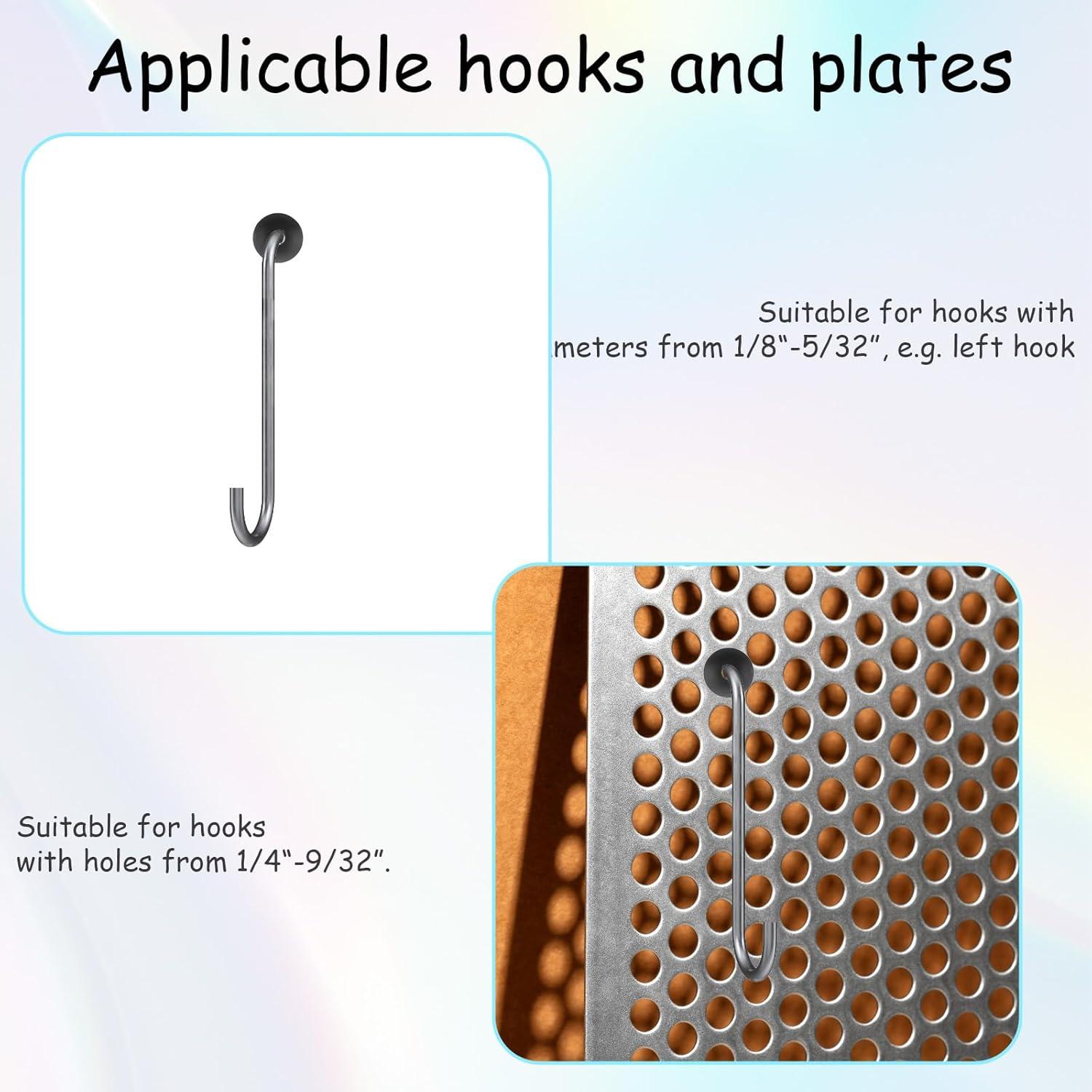 120 Clips de Silicona para Tableros de Clavos Xelsluthe