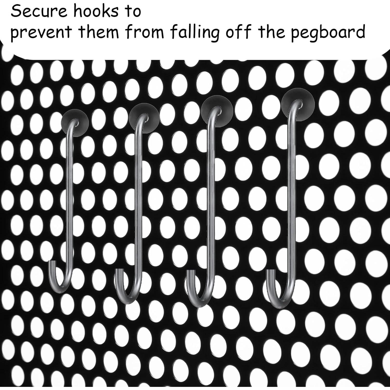 120 Clips de Silicona para Tableros de Clavos Xelsluthe