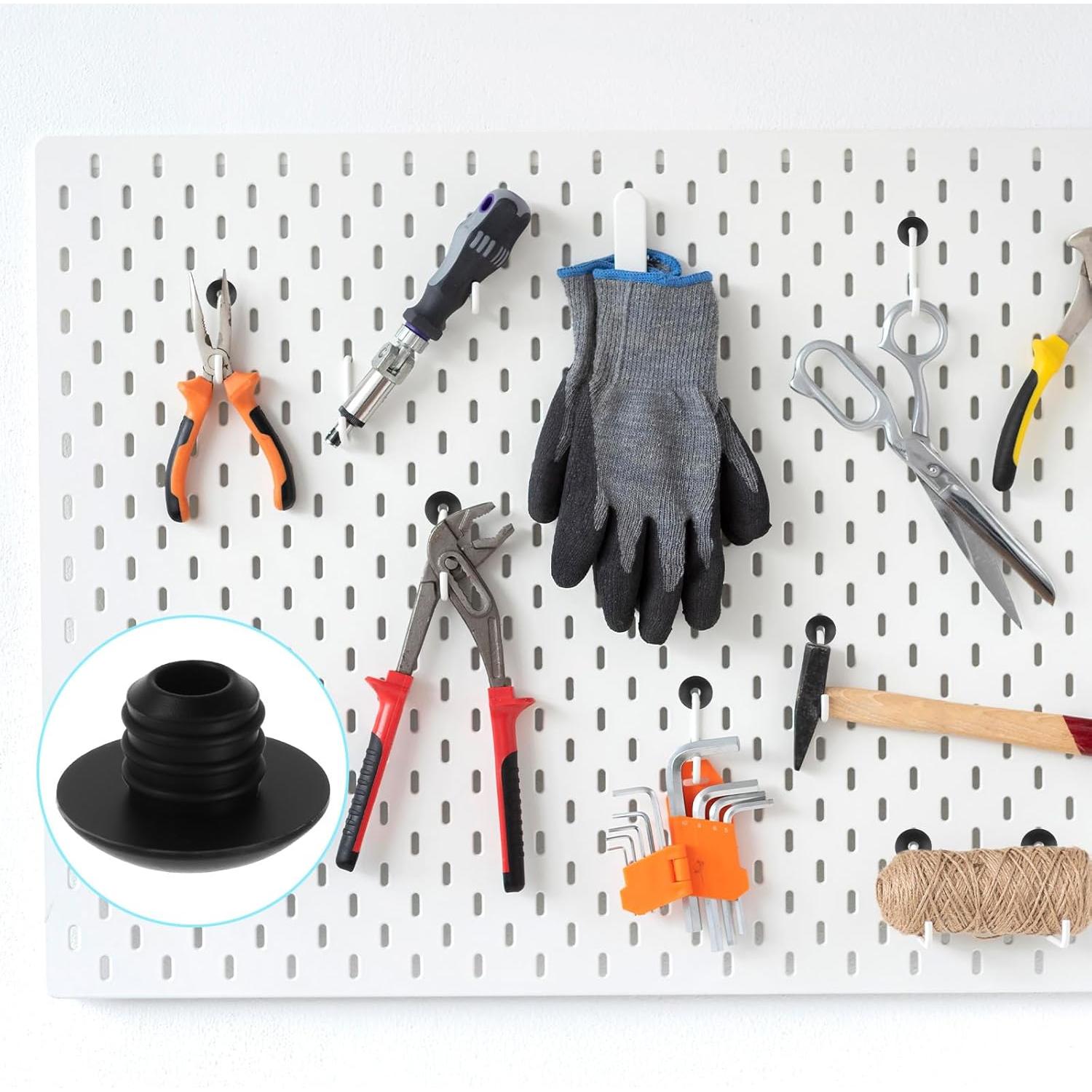 120 Clips de Silicona para Tableros de Clavos Xelsluthe