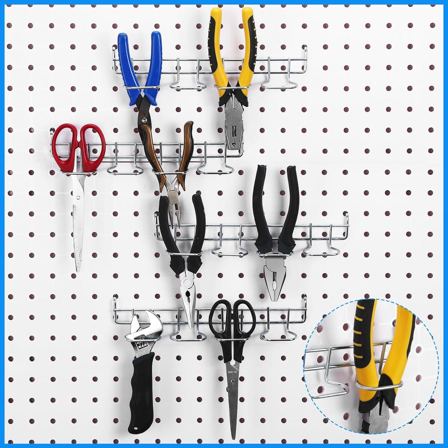 Soporte organizador de herramientas Coume 4 ganchos plata