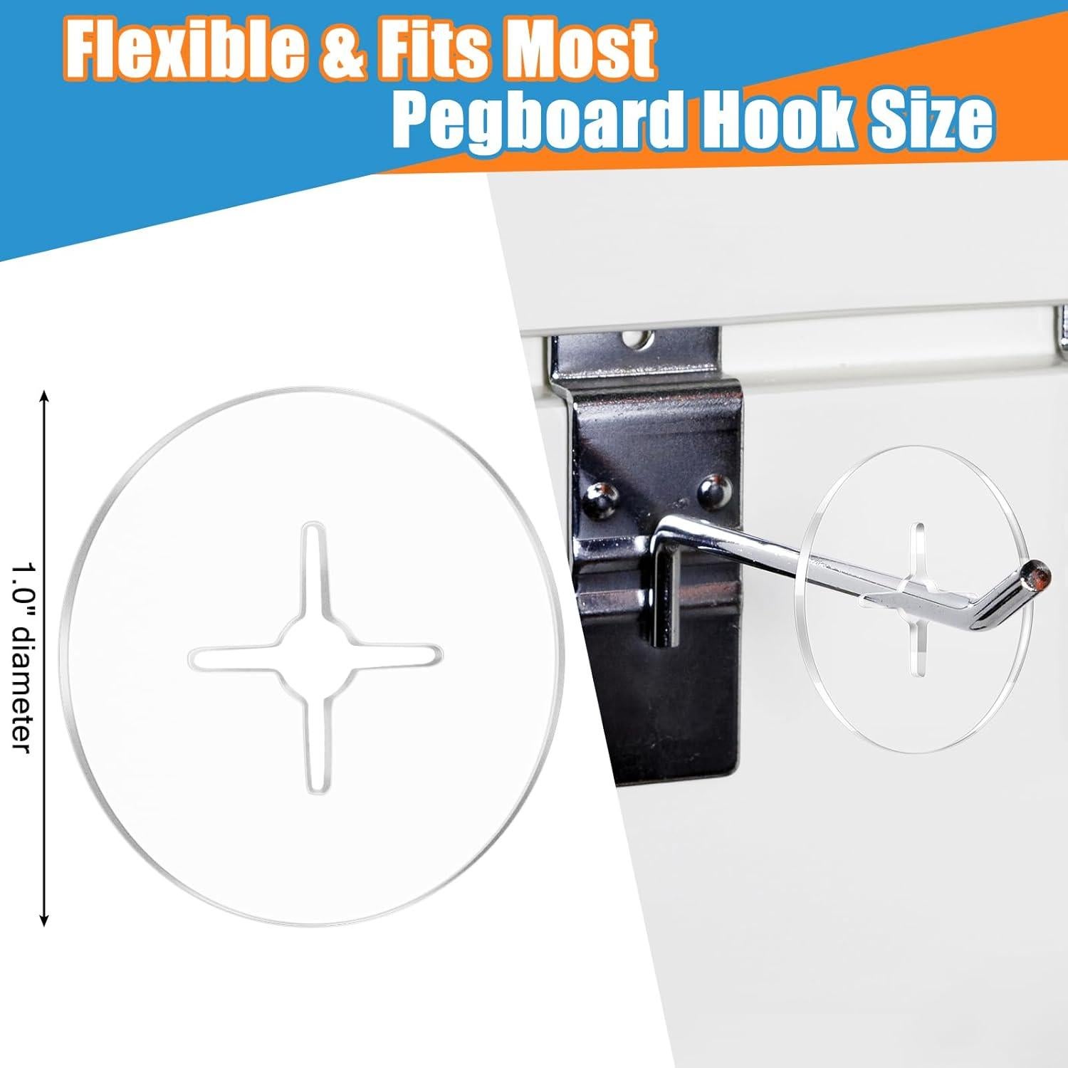 300 Clips de Control de Inventario Threehoney 2.54 cm PVC