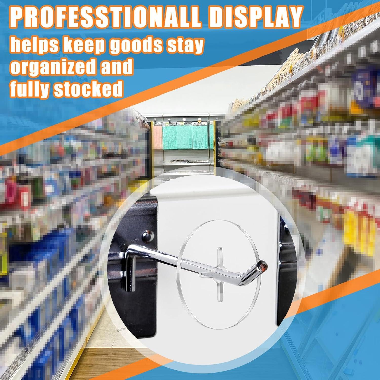 300 Clips de Control de Inventario Threehoney 2.54 cm PVC