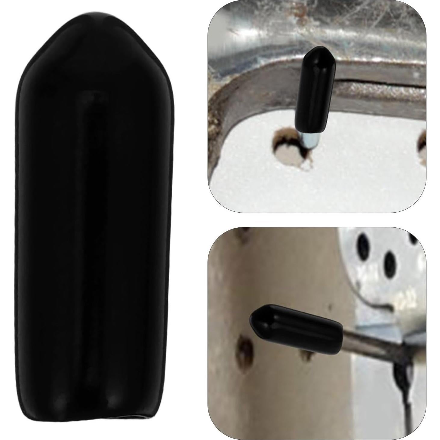 300 Tapas de Goma PVC Angoily para Ganchos de Tablero