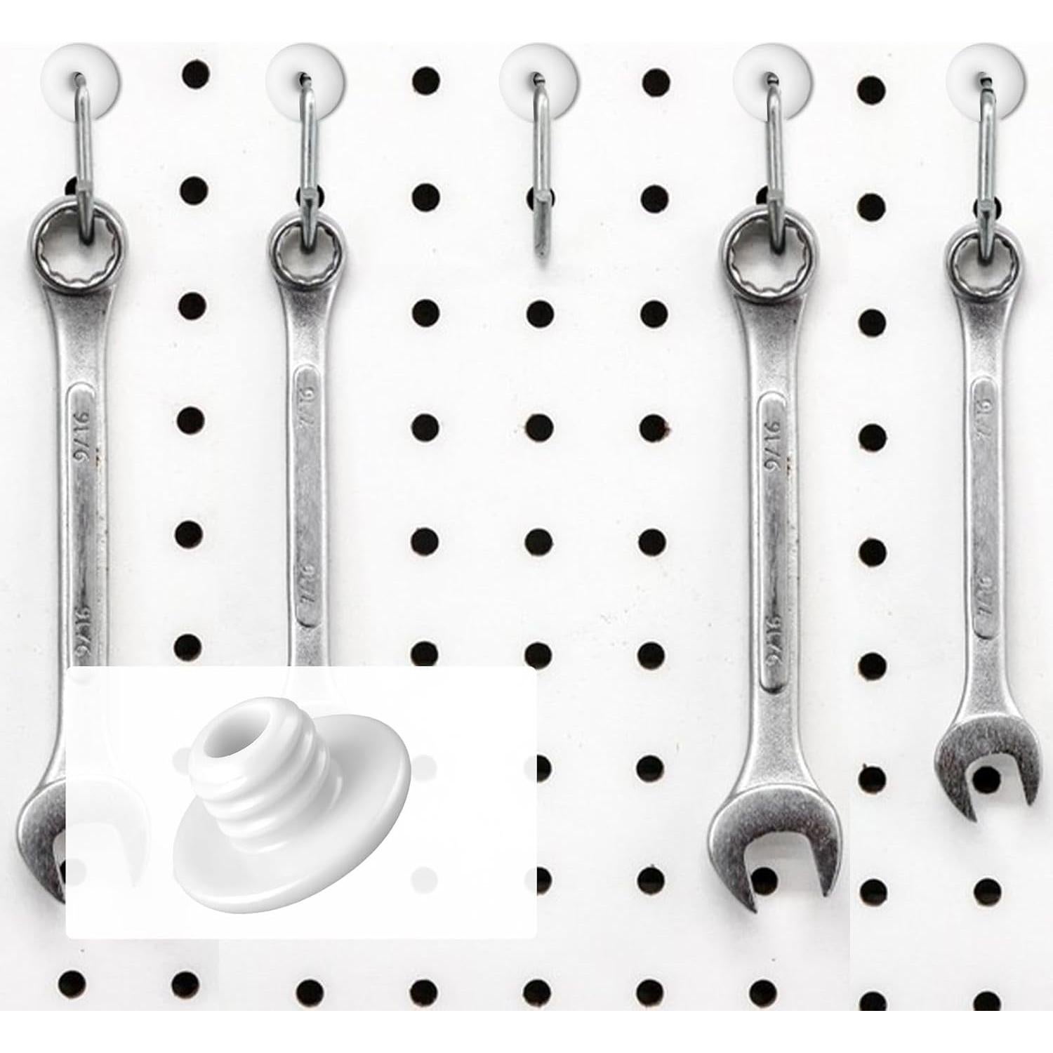 60 Tapones de Silicona para Tableros Perforados Gtziqa