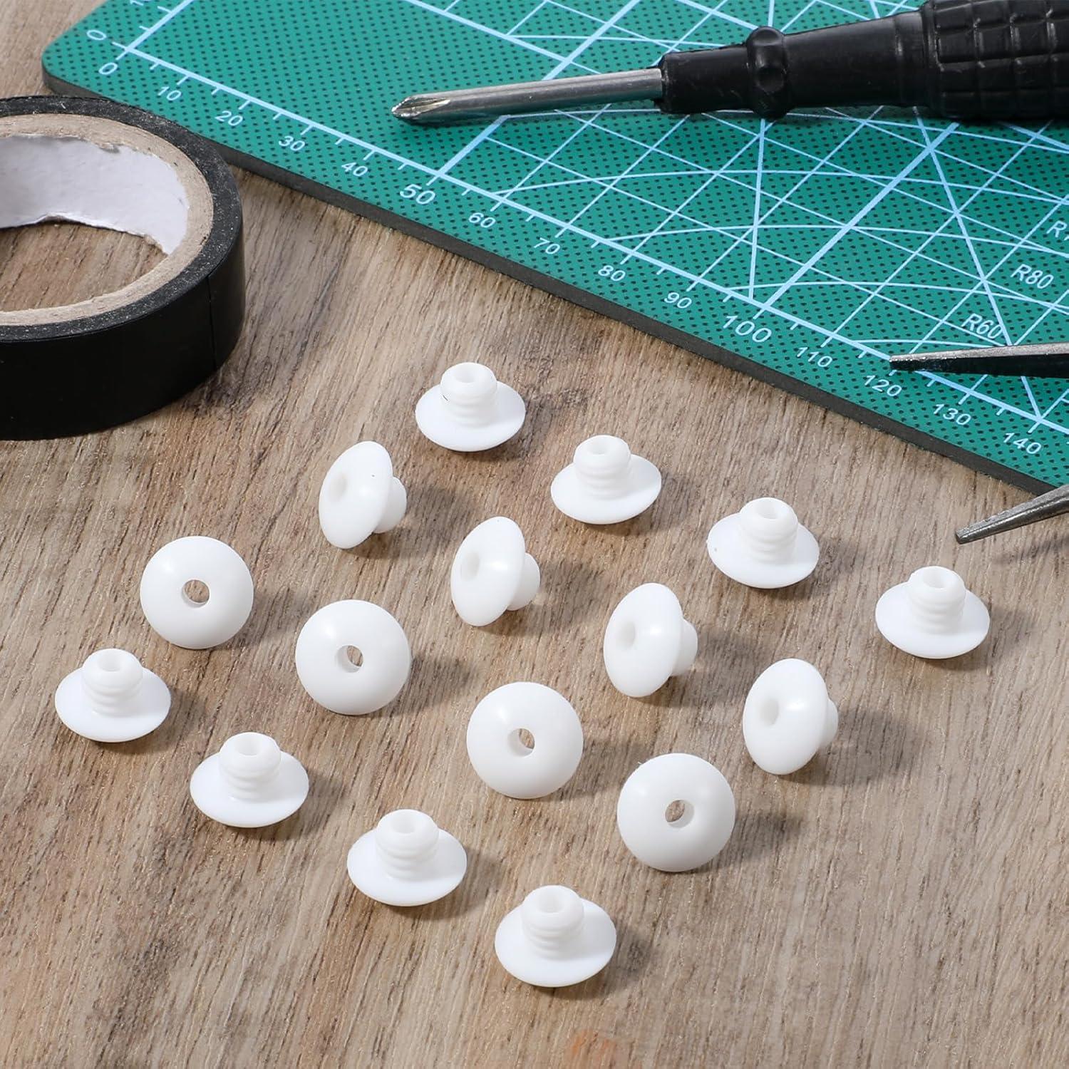 60 Tapones de Silicona para Tableros Perforados Gtziqa