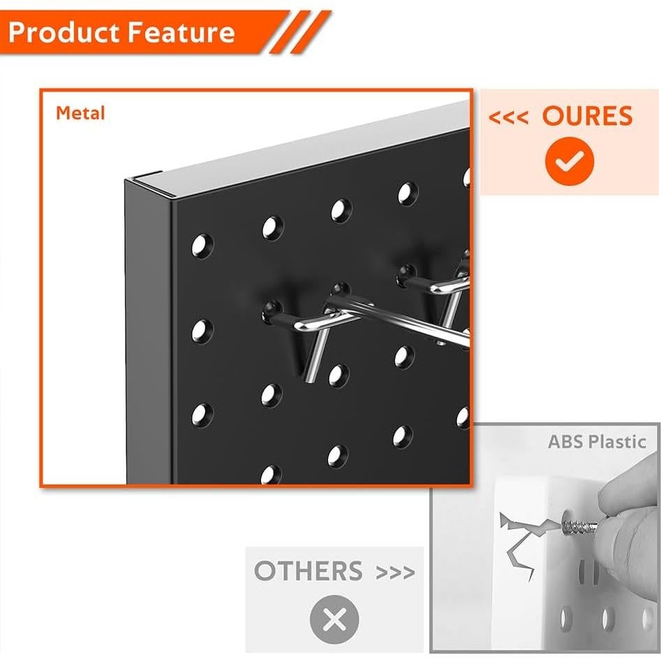 Paneles de Pared de Metal Ultrawall 4 Pcs para Herramientas