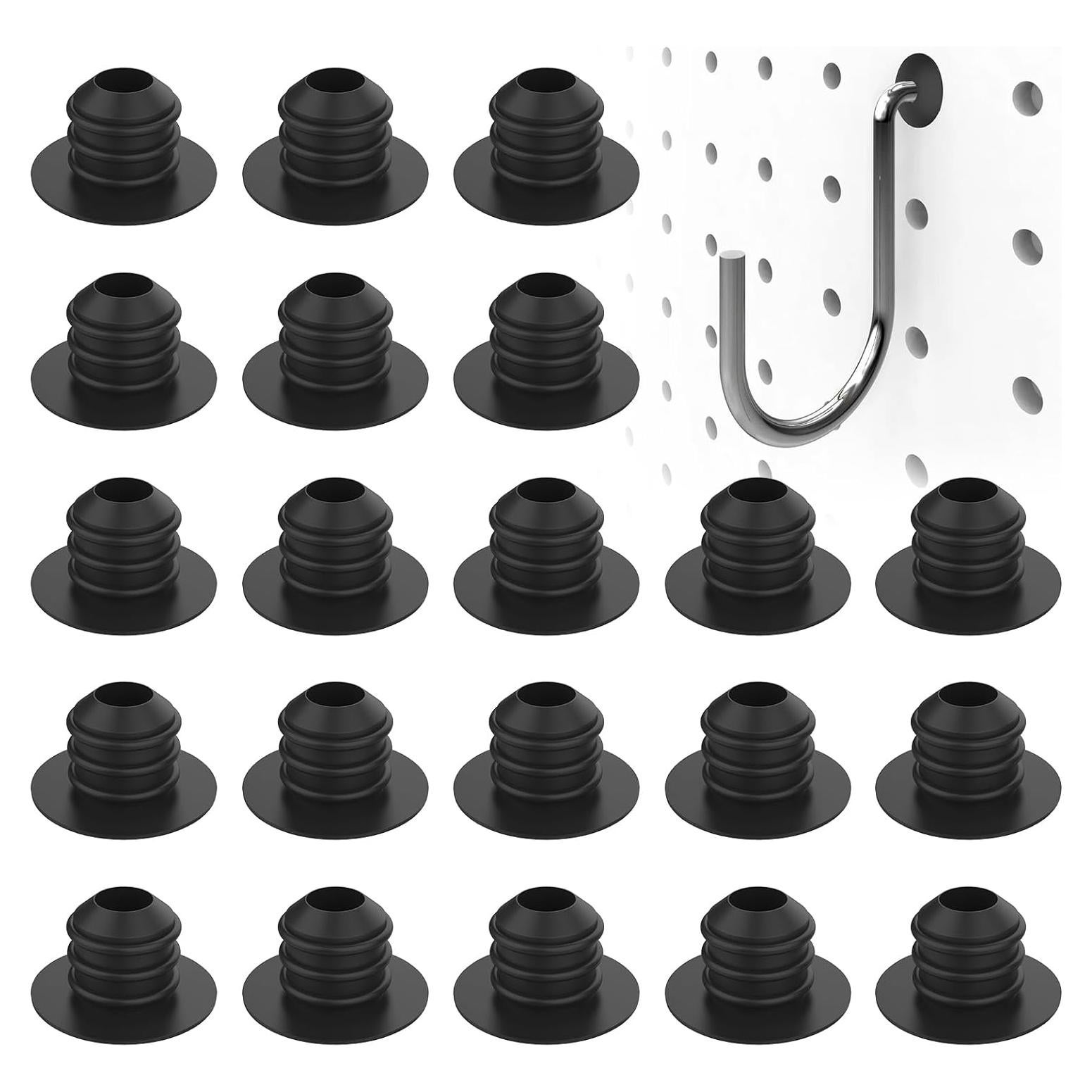 100 Tapones de Silicona ZIUZI para Tablero de Clavos 1/4"