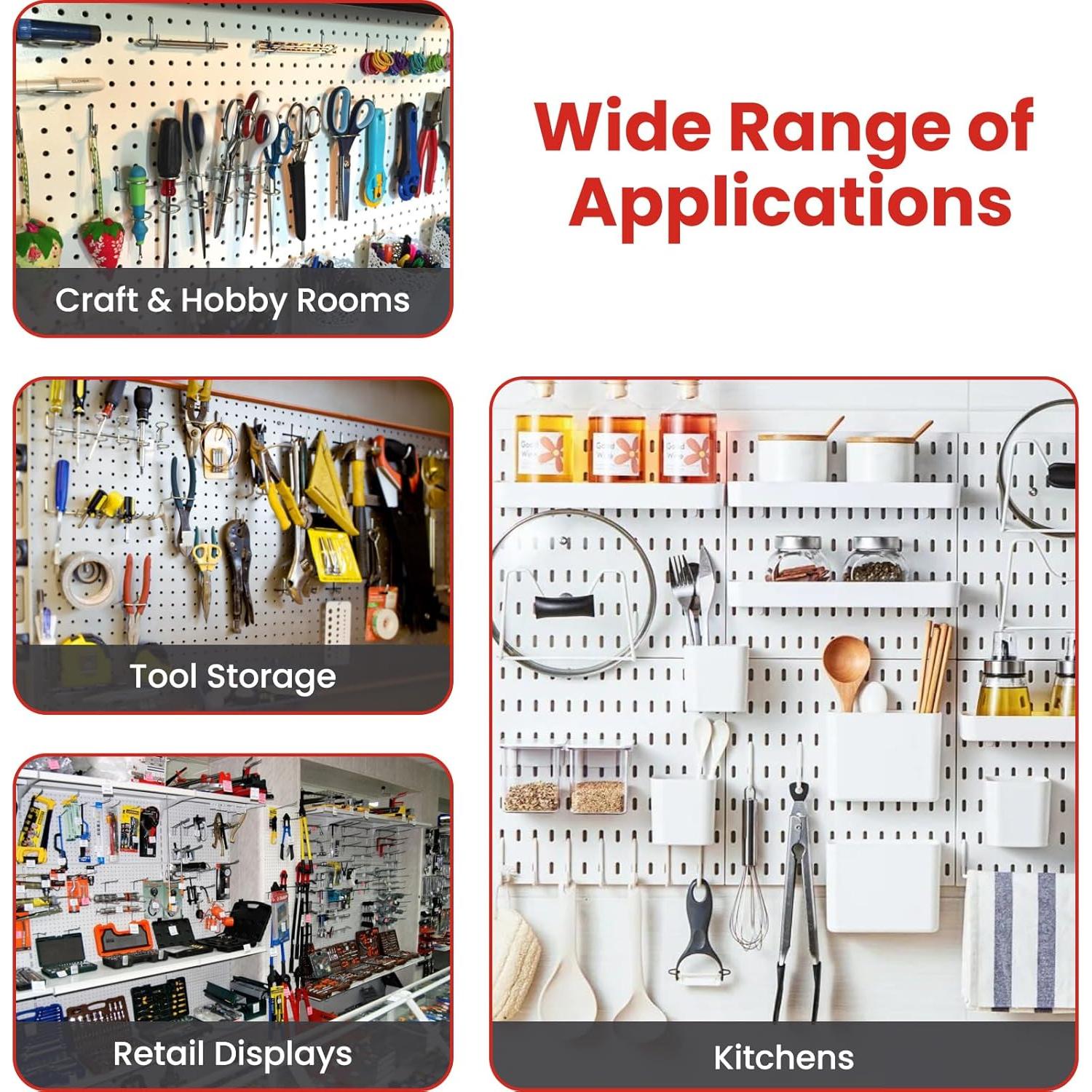 100 Tapones de Silicona ZIUZI para Tablero de Clavos 1/4"