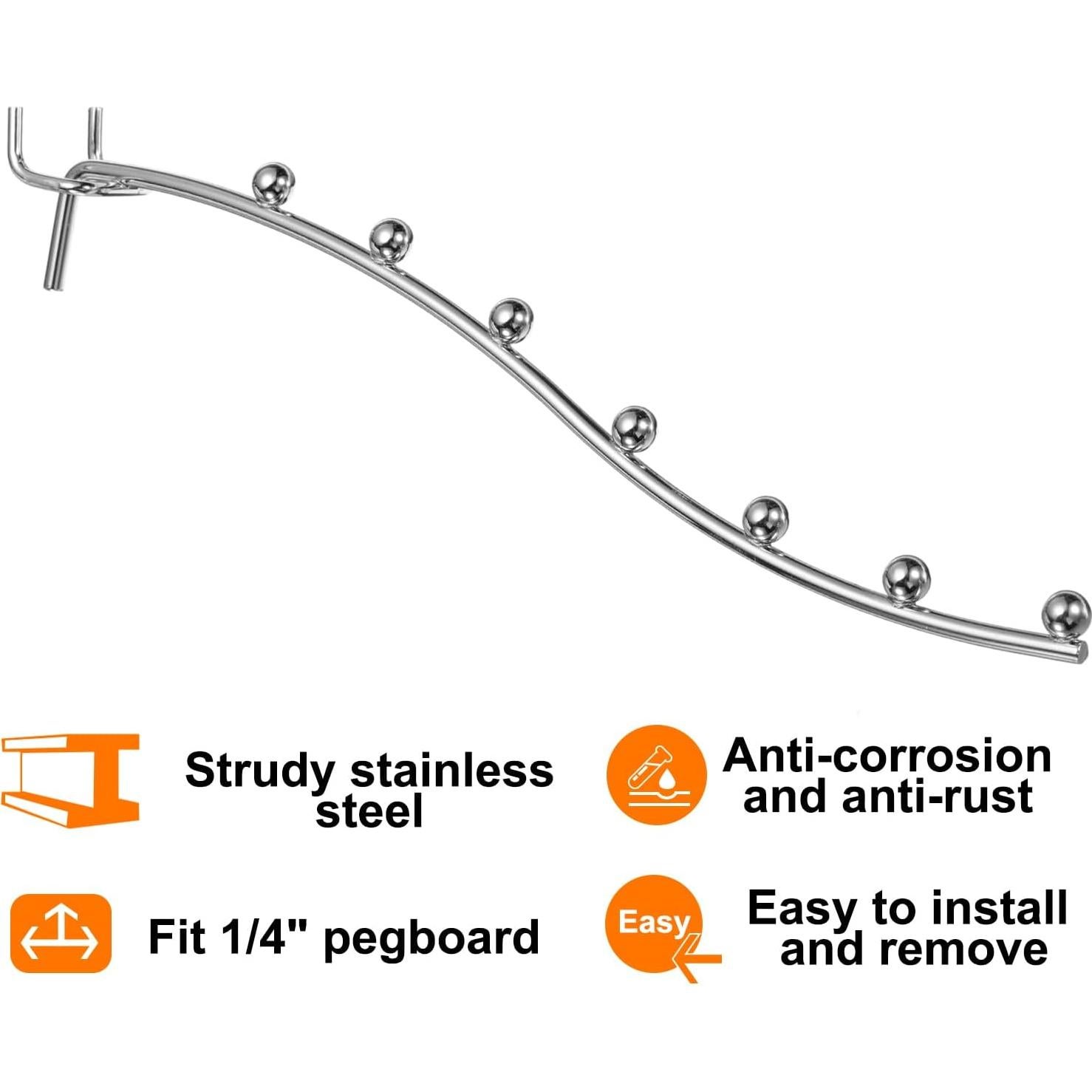 Ganchos de Agua HARFINGTON 10pcs 27cm Acero Inoxidable