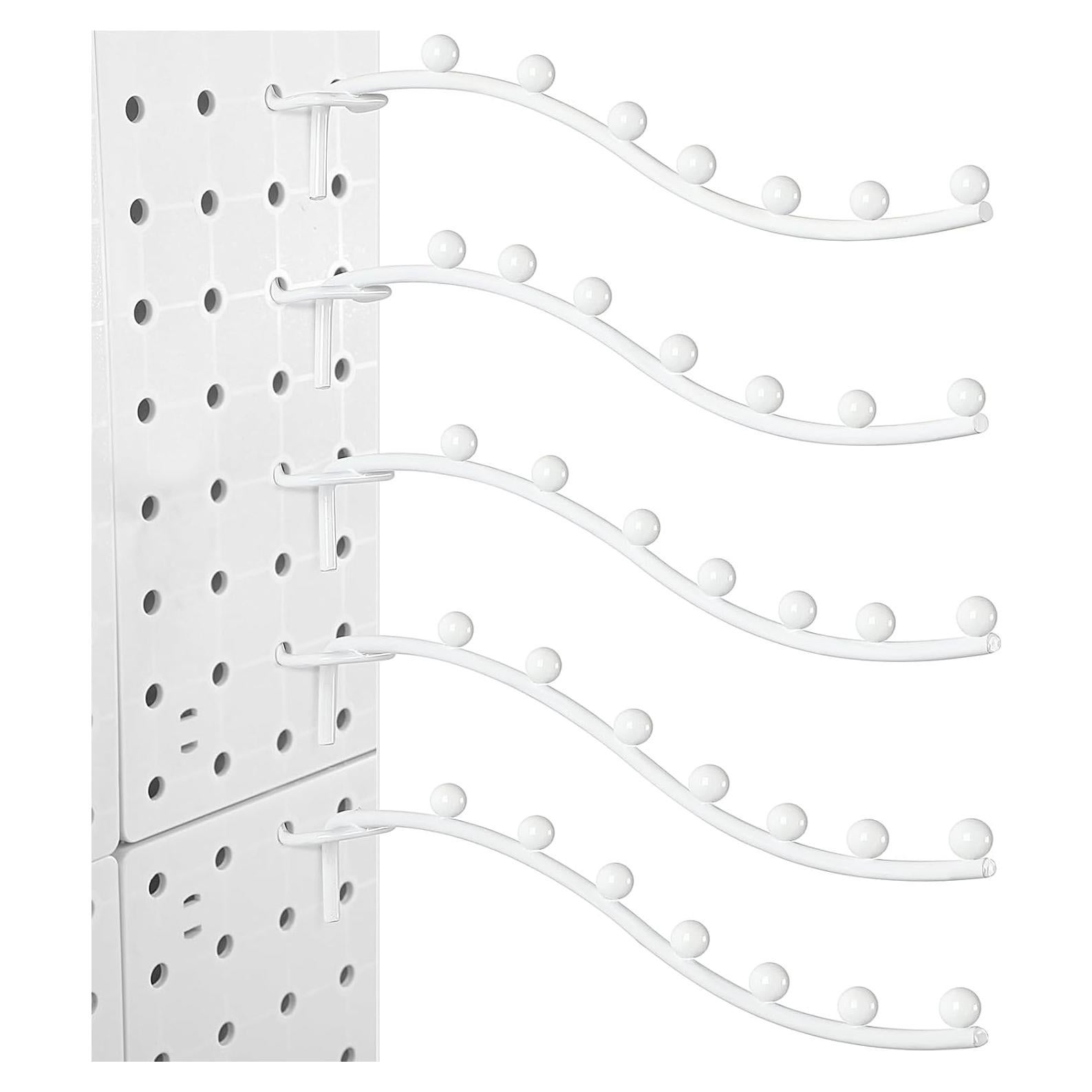 20 Ganchos de Estante de Metal Yaocom para Tablero de Clavos