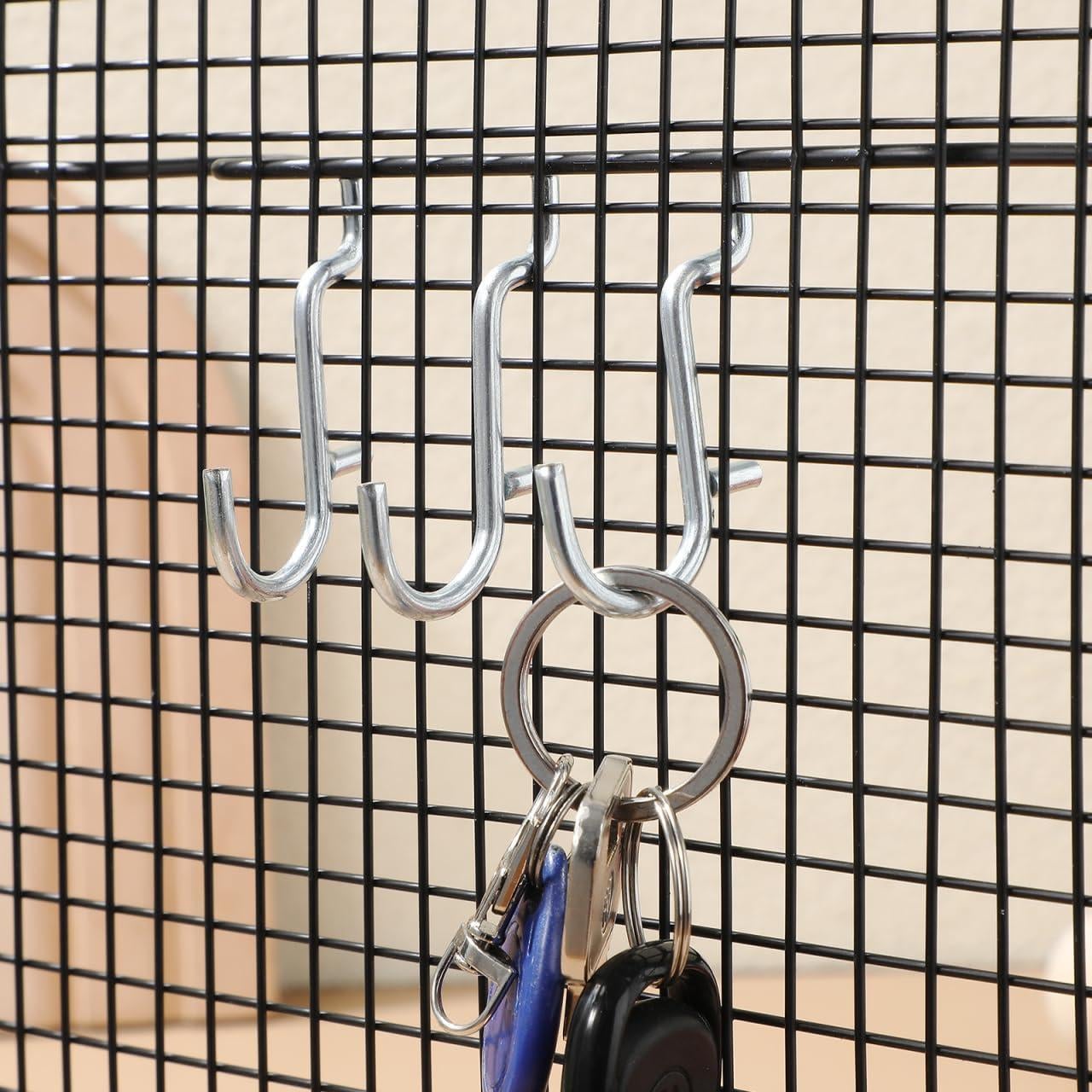 Ganchos J de Acero Inoxidable Angoily 20pcs para Tablero Perforado