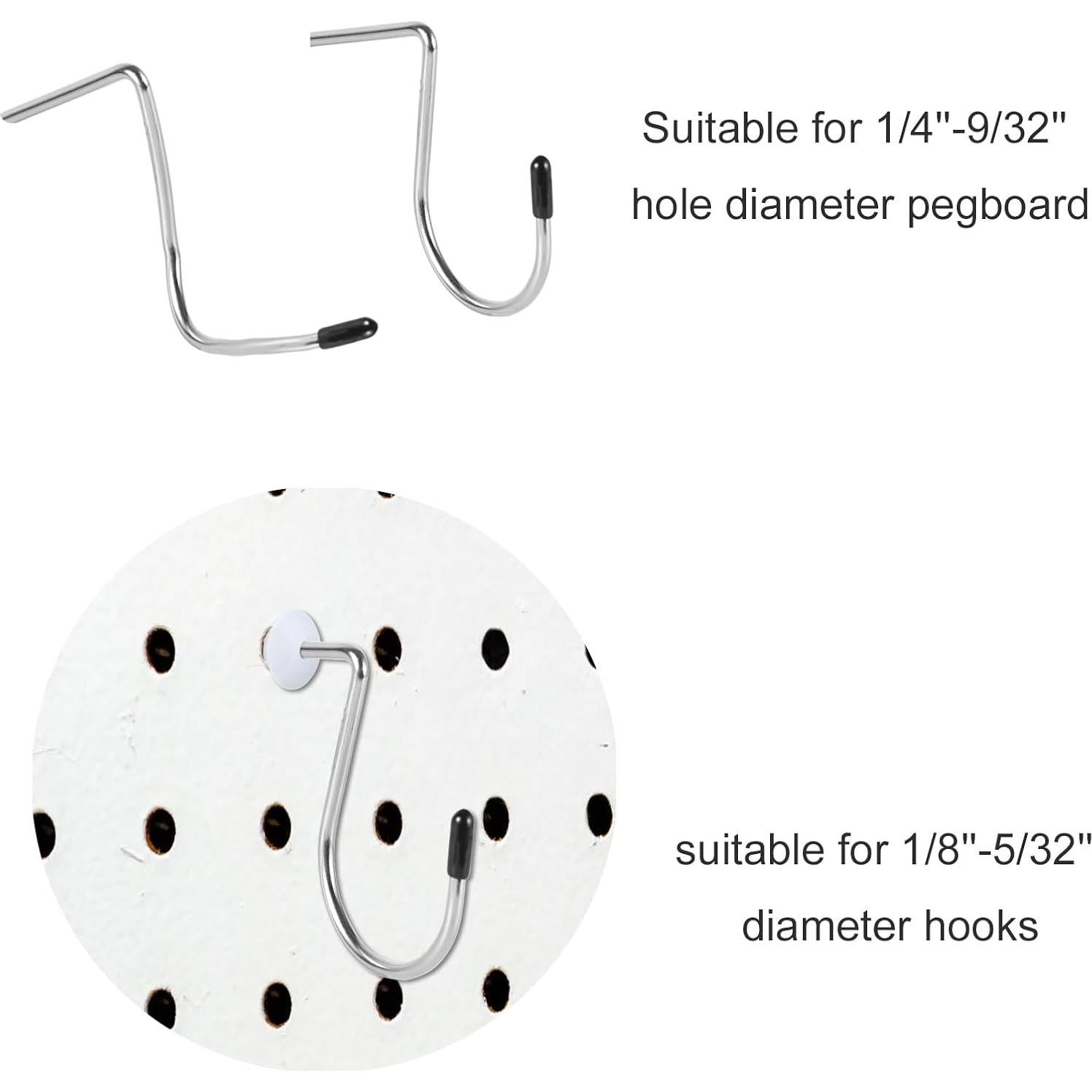 60 Bloqueos de Ganchos para Tablero de Perforaciones PEUTIER