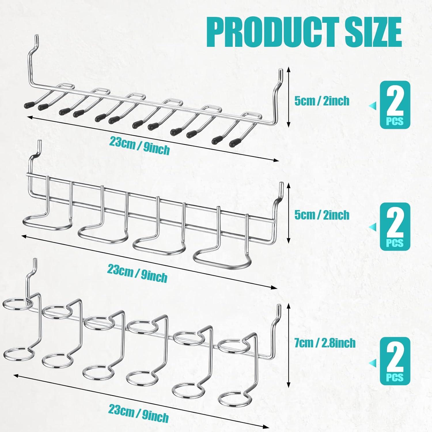 Organizador de Soportes para Destornilladores Coume 6 Pcs Acero Inoxidable