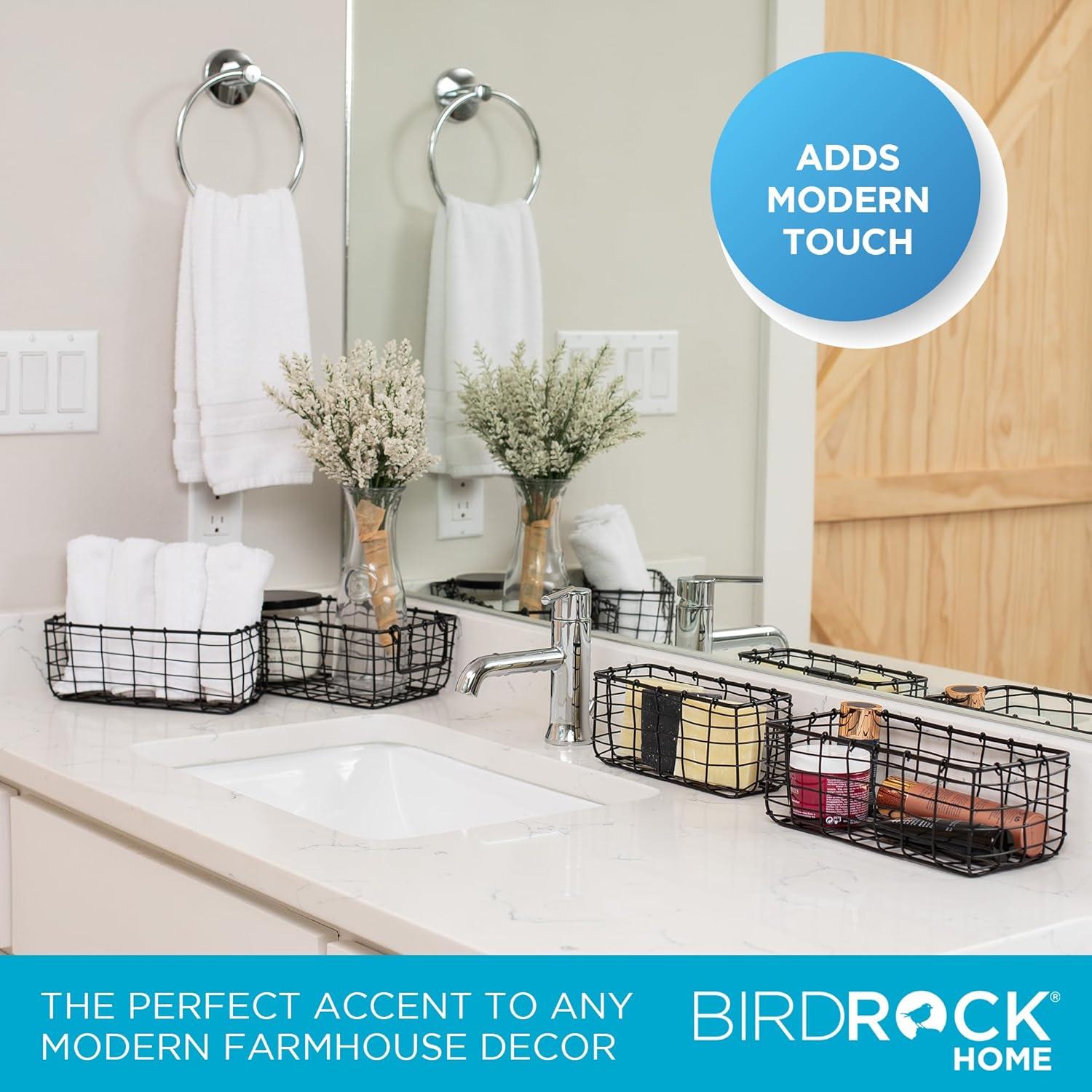 Cestas de Almacenamiento BIRDROCK HOME - 4 Piezas Rectangulares