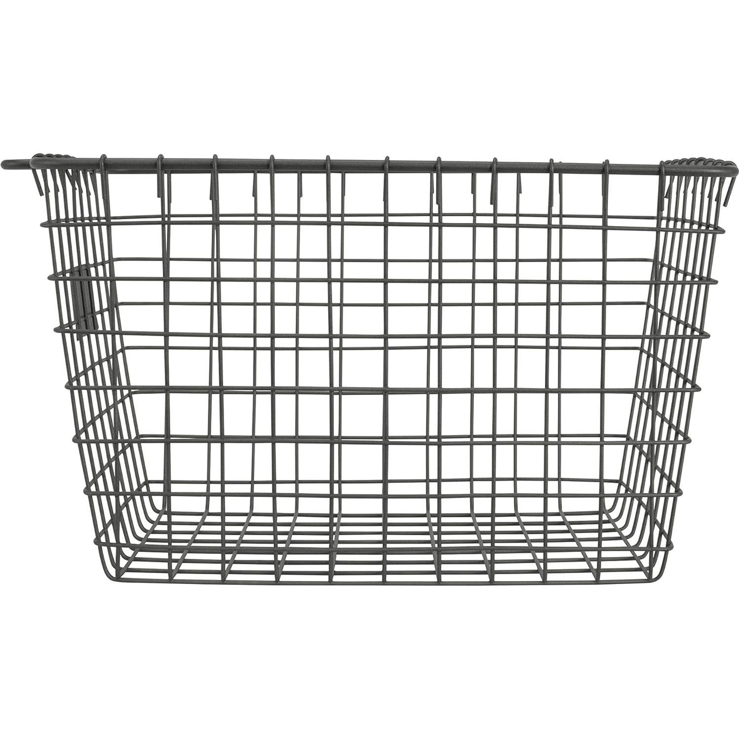 Cesta de Almacenamiento Pequeña Spectrum Gris Industrial 34.9x24.8x20.3 cm