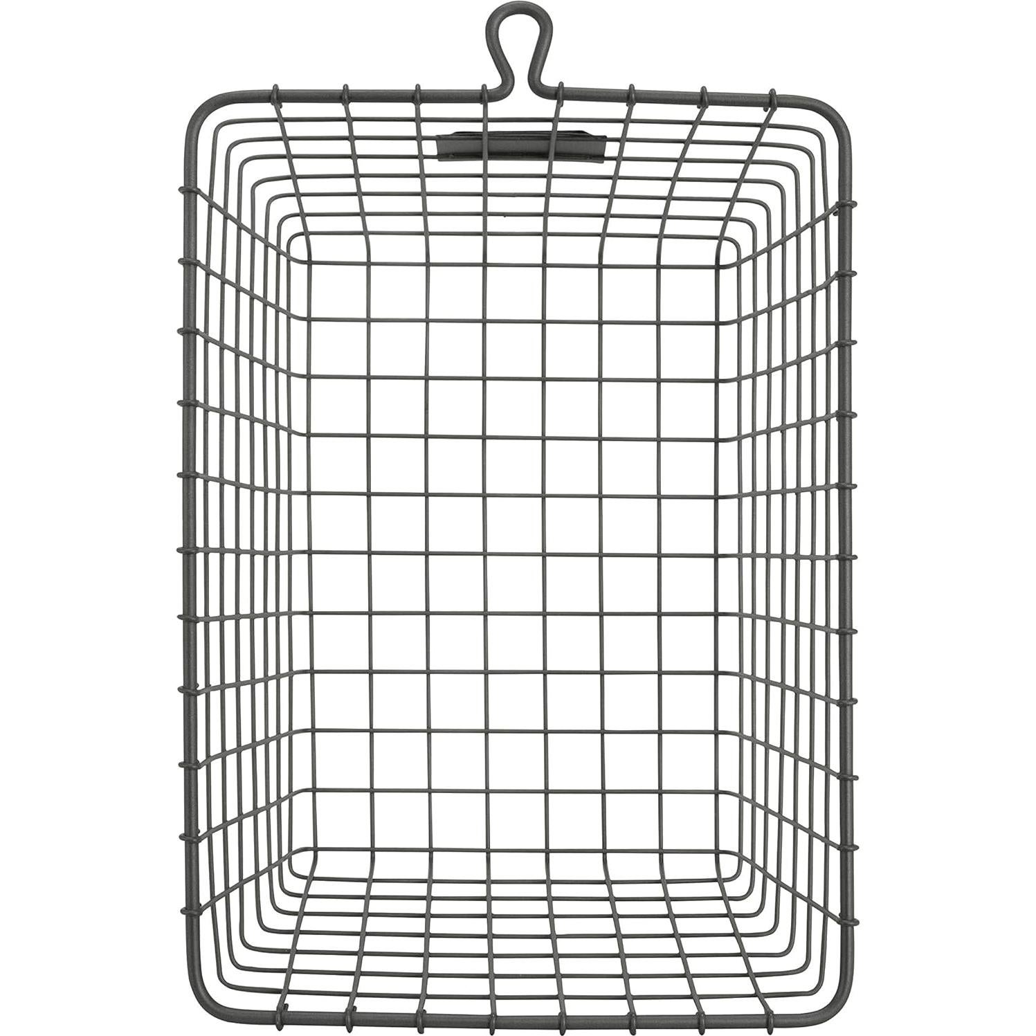 Cesta de Almacenamiento Pequeña Spectrum Gris Industrial 34.9x24.8x20.3 cm