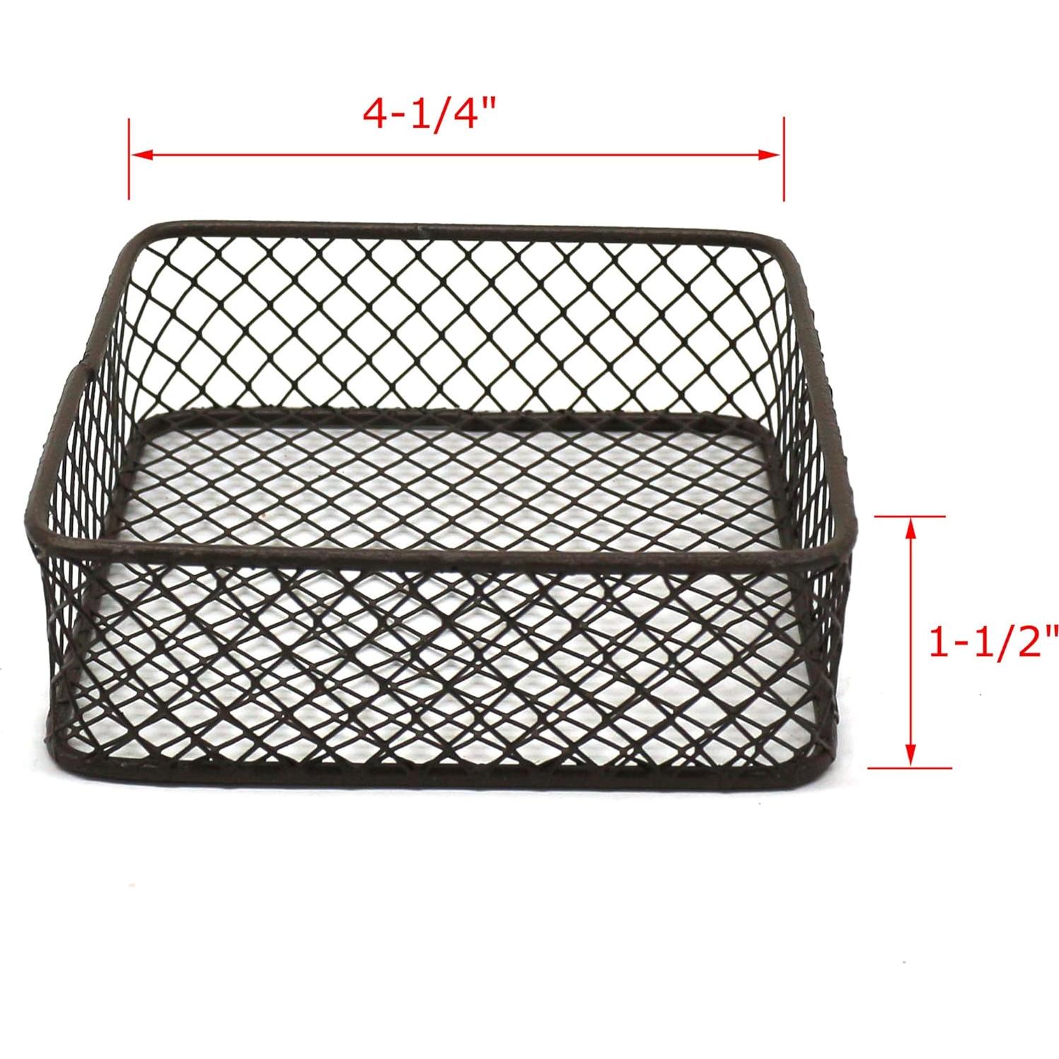 Cestas de Almacenamiento de Alambre CVHOMEDECO Set de 3