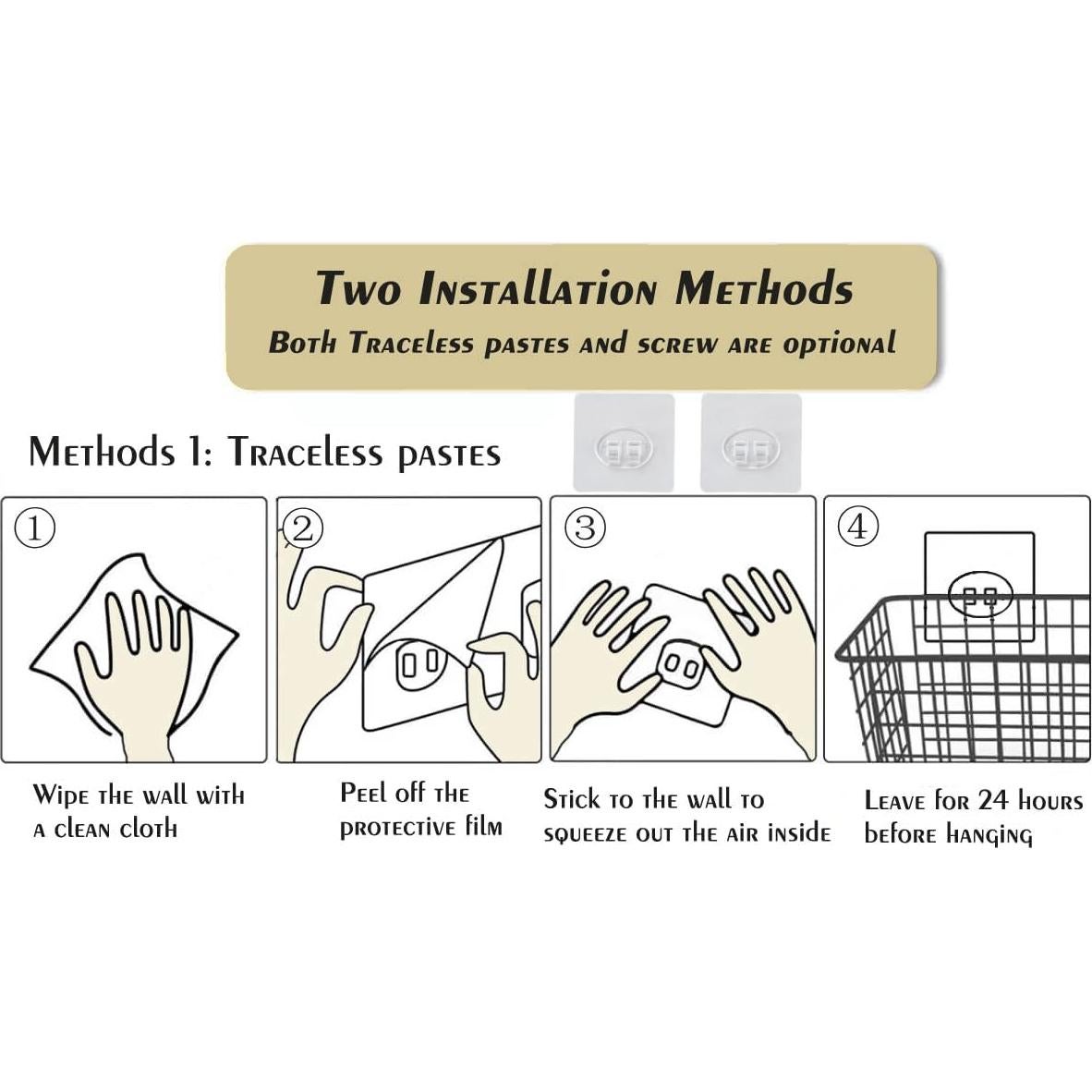 Cesta Colgante Extra Grande JUNCHU CHERRY 3 Piezas Almacenamiento