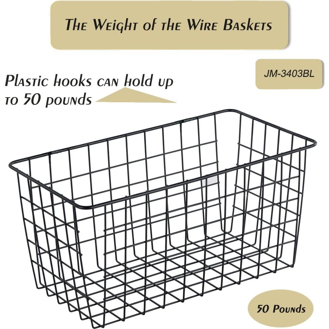 Cesta Colgante Extra Grande JUNCHU CHERRY 3 Piezas Almacenamiento