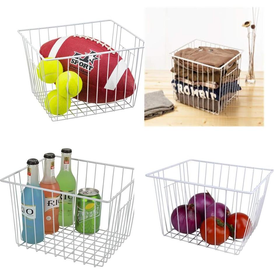 Cestas de Alambre Organizadoras para Congelador - 3 Piezas