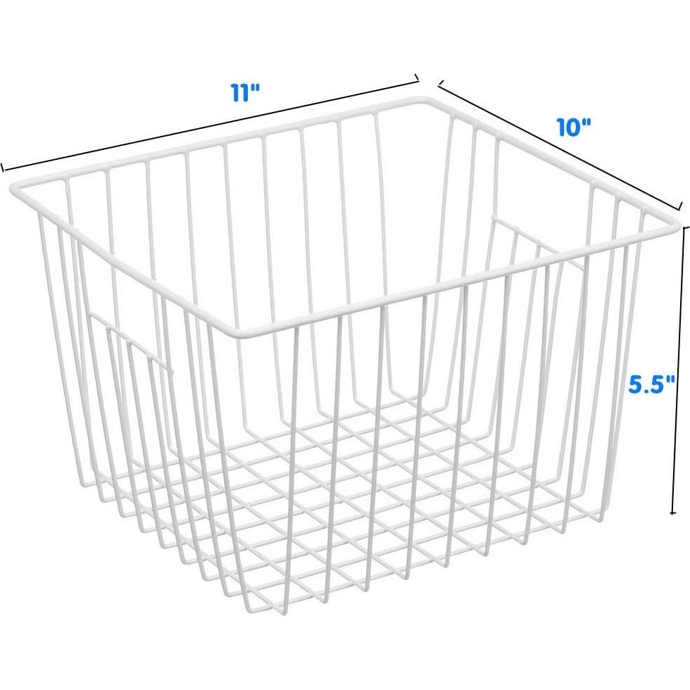 Cestas de Alambre Organizadoras para Congelador - 3 Piezas