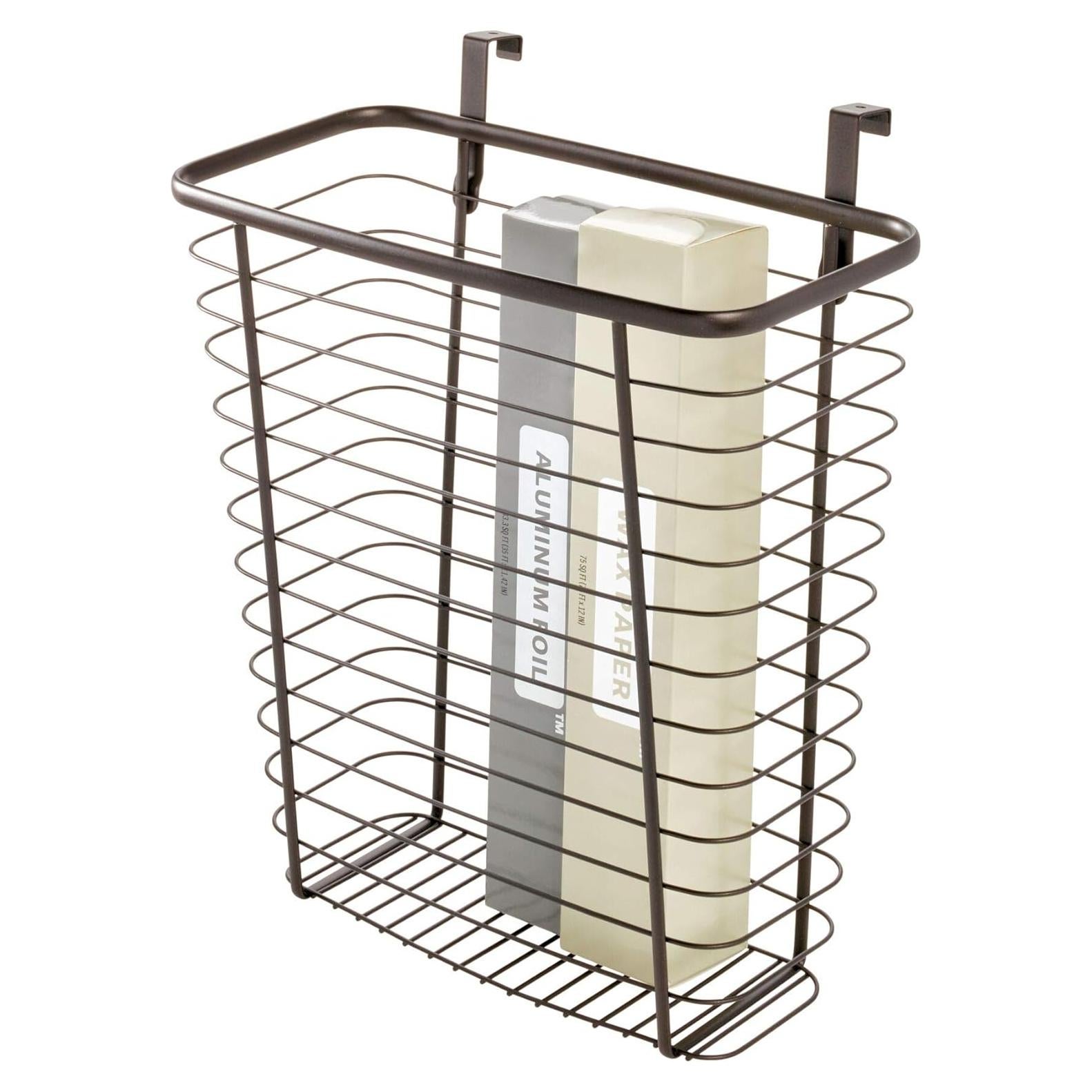 Bote de Basura Colgante iDesign Axis 11L Bronce 18x31x36cm