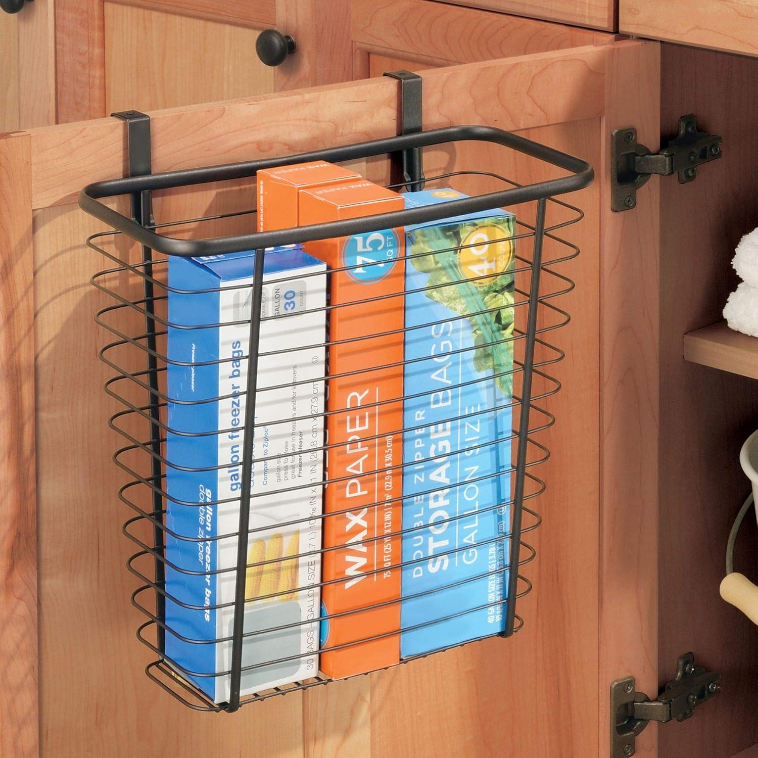 Bote de Basura Colgante iDesign Axis 11L Bronce 18x31x36cm