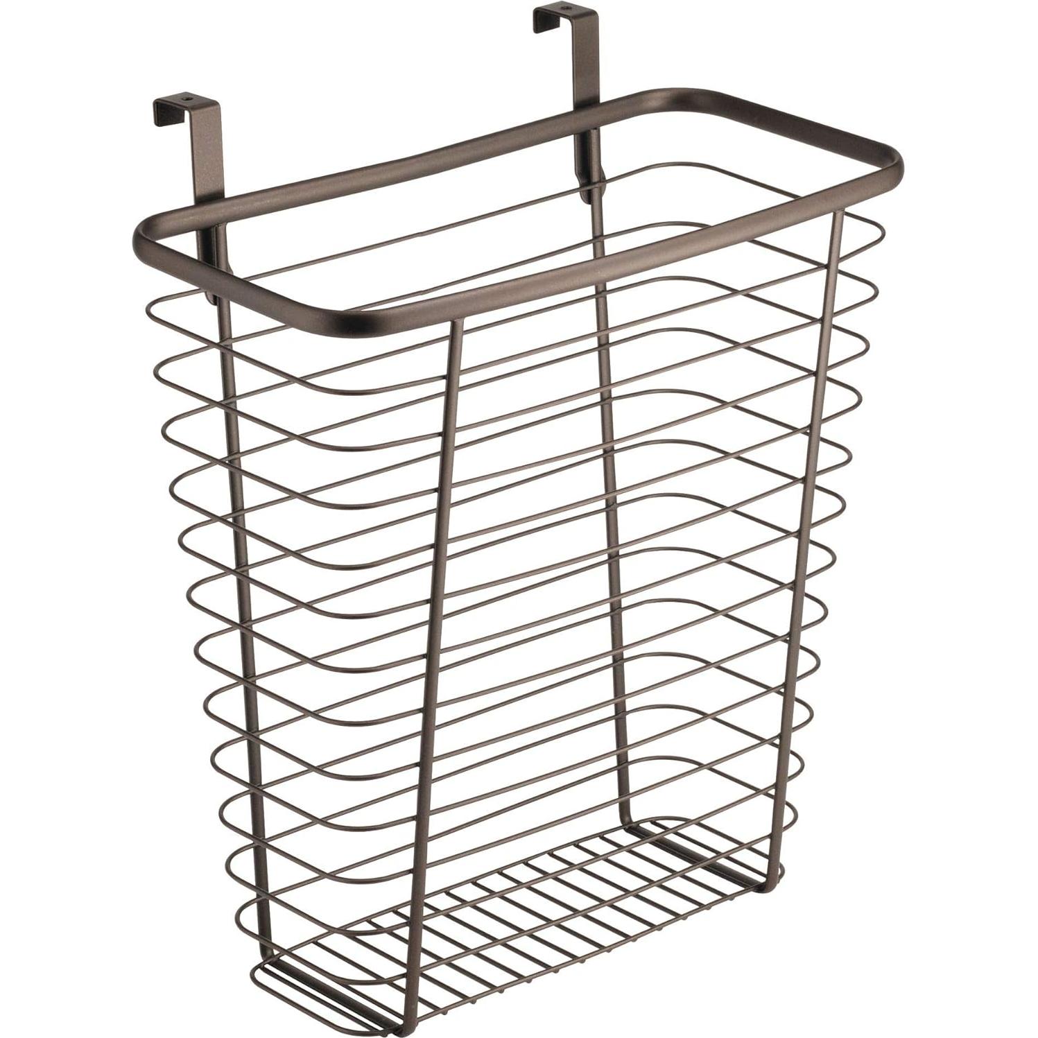 Bote de Basura Colgante iDesign Axis 11L Bronce 18x31x36cm