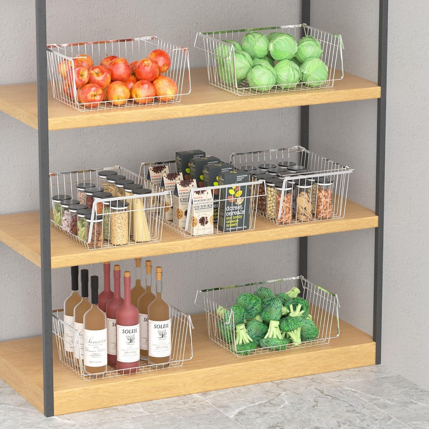 Cestas de Almacenamiento Apilables Blitzlabs 2 Piezas 35.6x26.9 cm