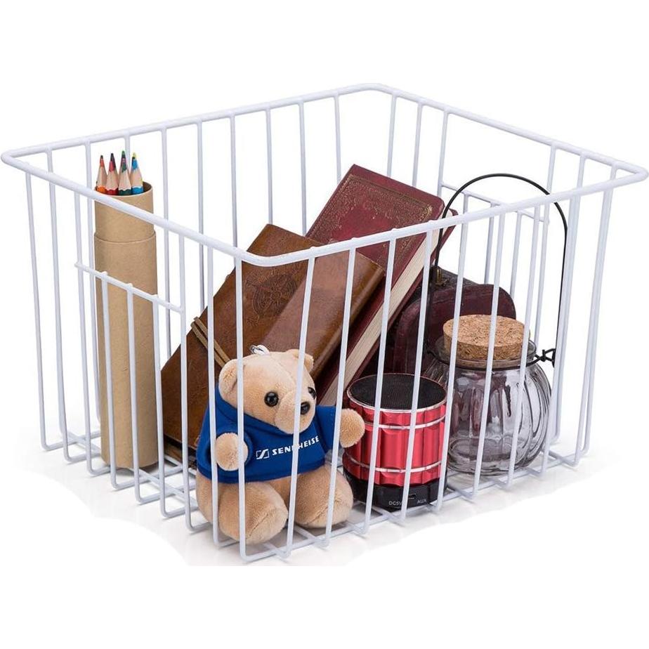 Cestas de Almacenamiento SANNO de Alambre - Juego de 2