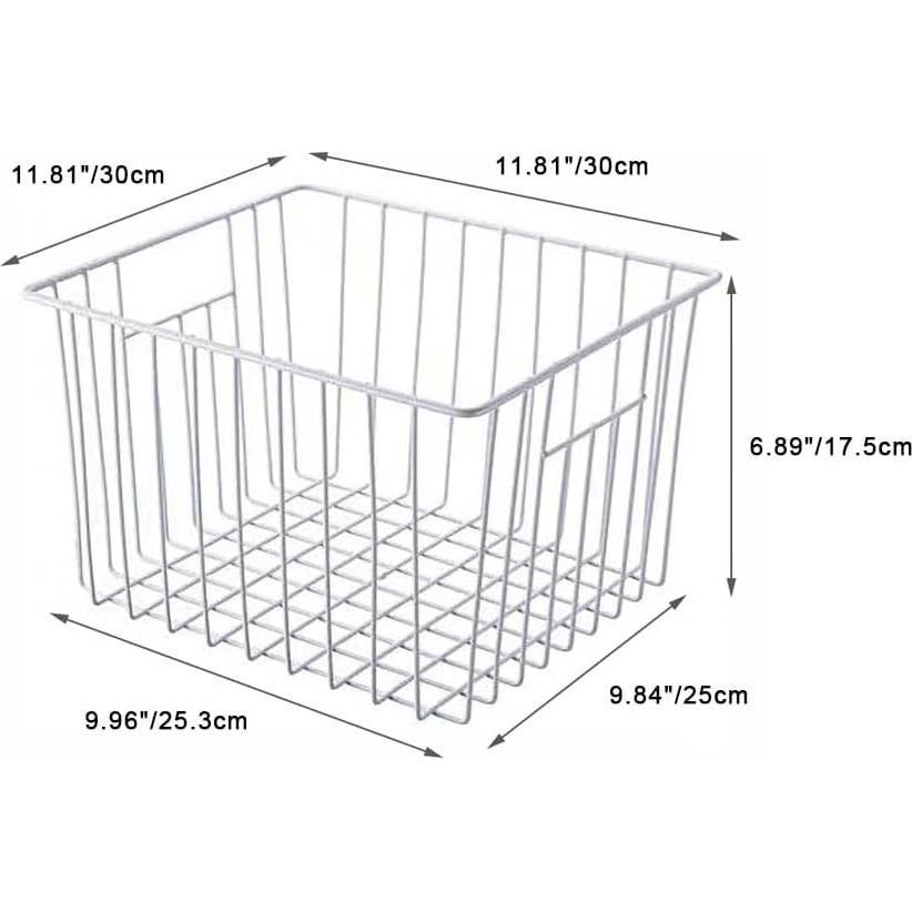Cestas de Almacenamiento SANNO de Alambre - Juego de 2
