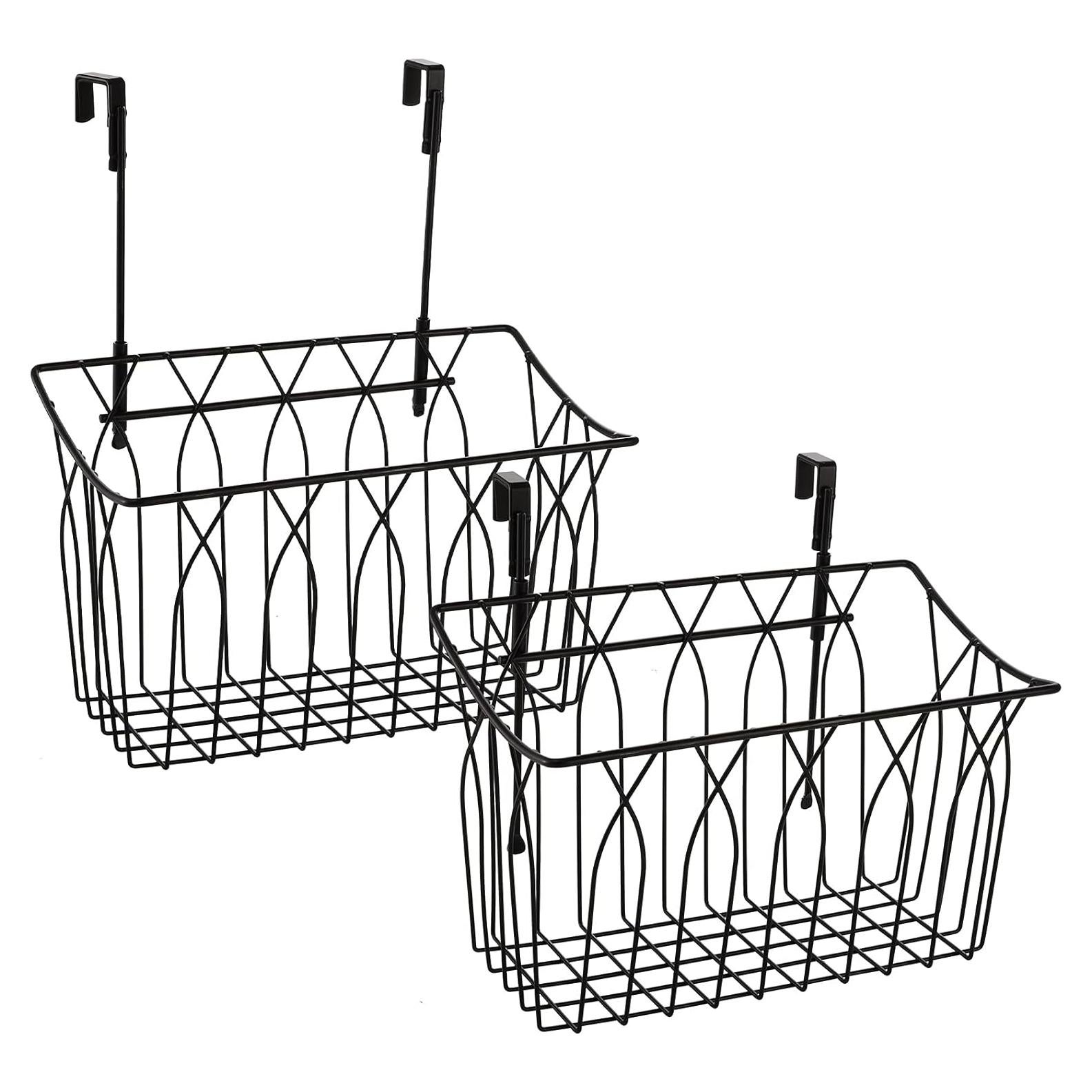 Cestas de Almacenamiento Colgantes TOPZEA - 2 Piezas 25.4x13.3x20.9cm