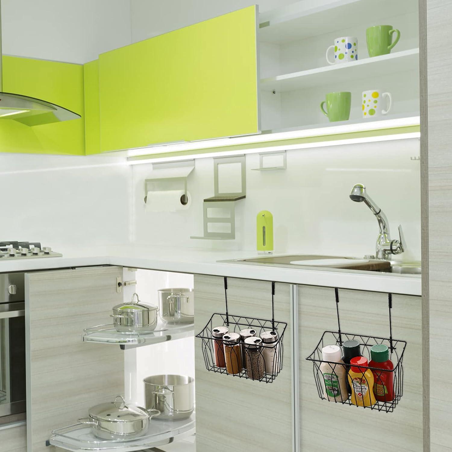 Cestas de Almacenamiento Colgantes TOPZEA - 2 Piezas 25.4x13.3x20.9cm