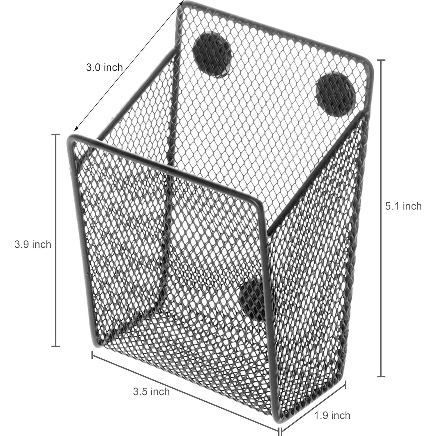 Juego de 3 Soportes Magnéticos MyGift para Oficina Negro