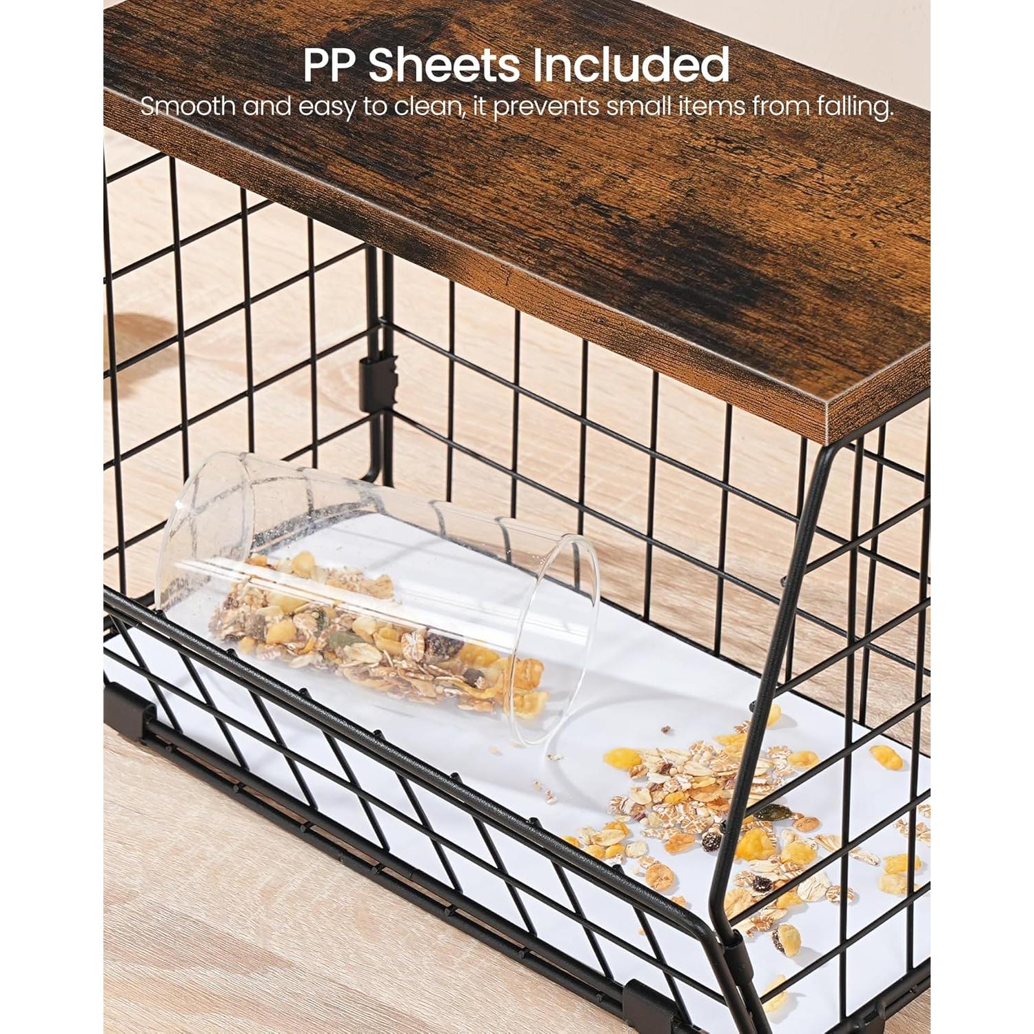 Cesta de Frutas Apilable CHOEZON 2 Niveles 40x15 cm