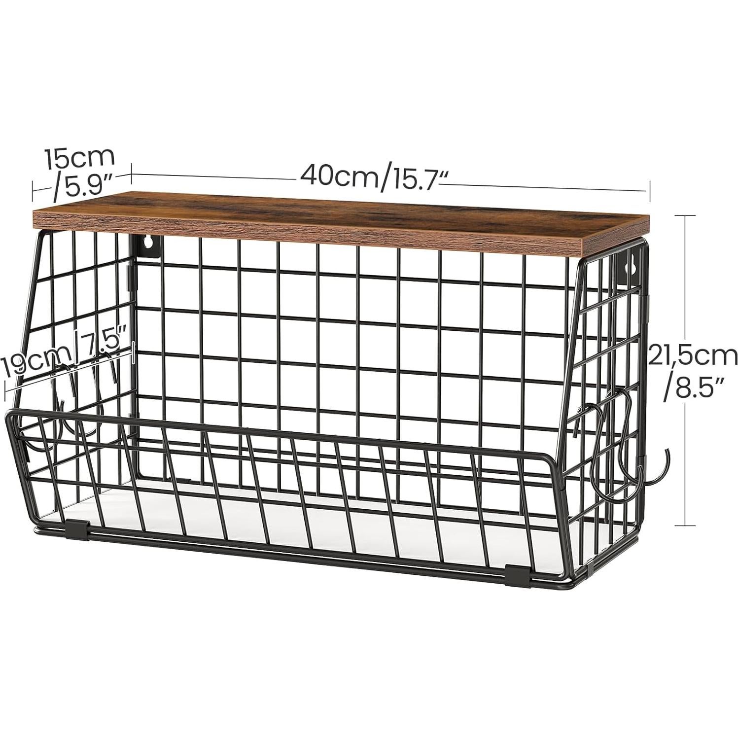 Cesta de Frutas Apilable CHOEZON 2 Niveles 40x15 cm