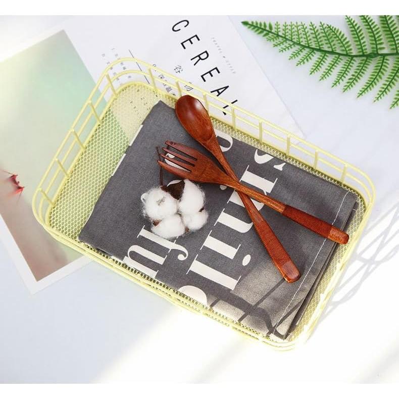 Cesta de Almacenamiento Dorada WWEsemeren 2 Pcs 24.5x16.5x7cm