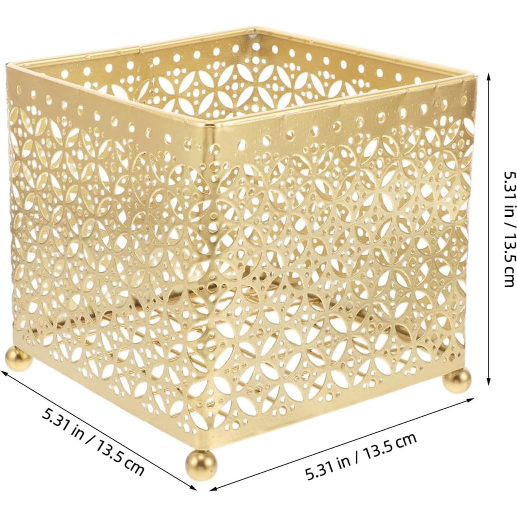 Organizador de Maquillaje FOMIYES Metal 13.5cm Estilo Moderno