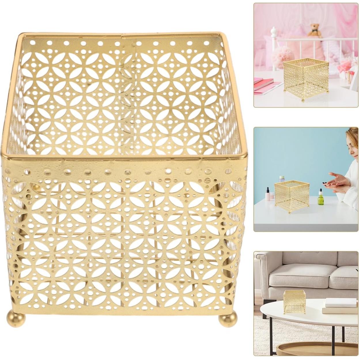 Organizador de Maquillaje FOMIYES Metal 13.5cm Estilo Moderno