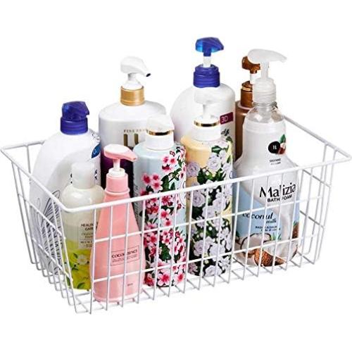 Cesta de Almacenamiento de Alambre 2 Piezas 39.9x24.1x16 cm