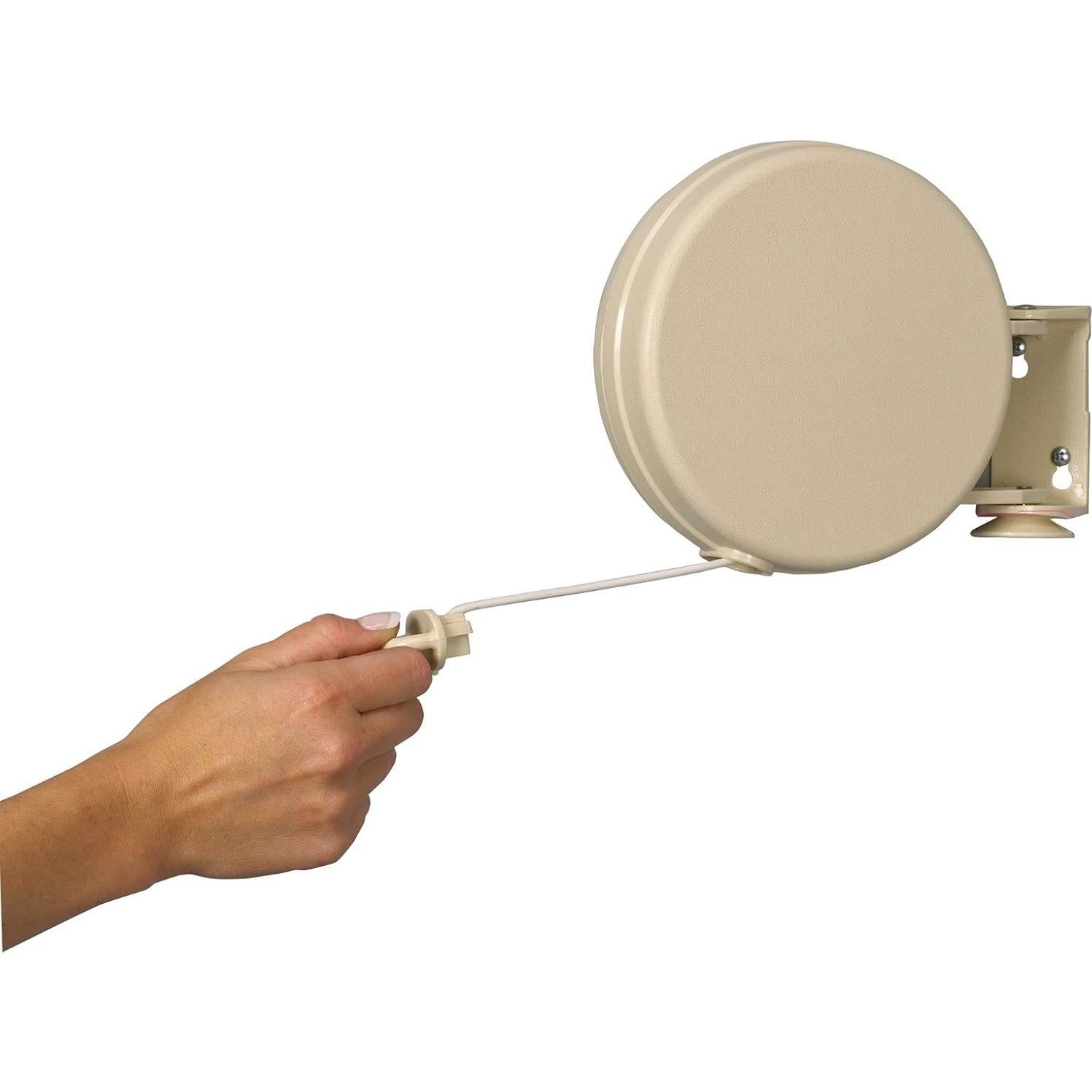 Línea de Ropa Retráctil Household Essentials 12.19m Blanca